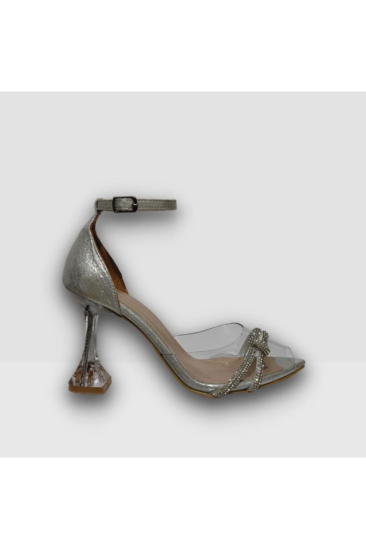 Venüs Hobby 23531-1 Taşlı Abiye Kadın Topuklu Ayakkabı