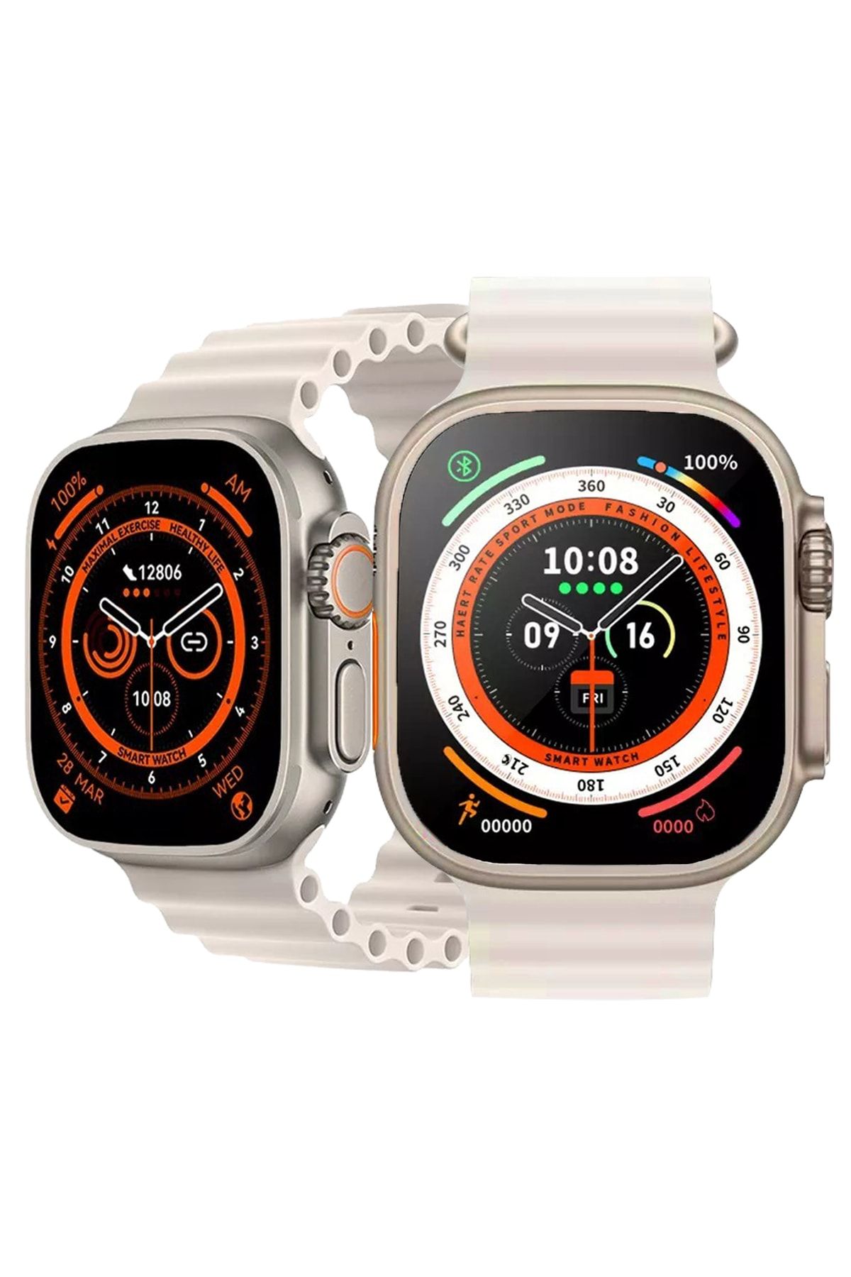 SMARTEST Watch 8 Ultra Akıllı Saat Ios Andorid Destekli Arama Özeliği Sensörlü Lcd Ekran 3tuş Smartwatch