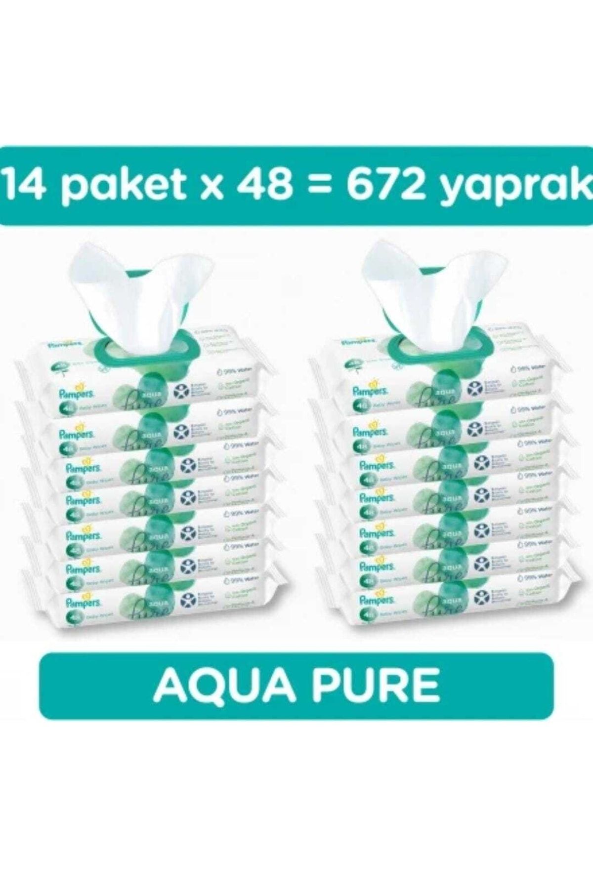 Prima Aqua Pure Islak Havlu 14 Paket 672 Yaprak