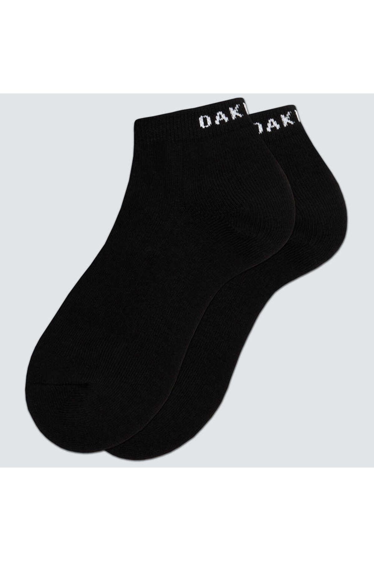 Oakley Short Solid Socks (3 PCS) Erkek Çorap Siyah