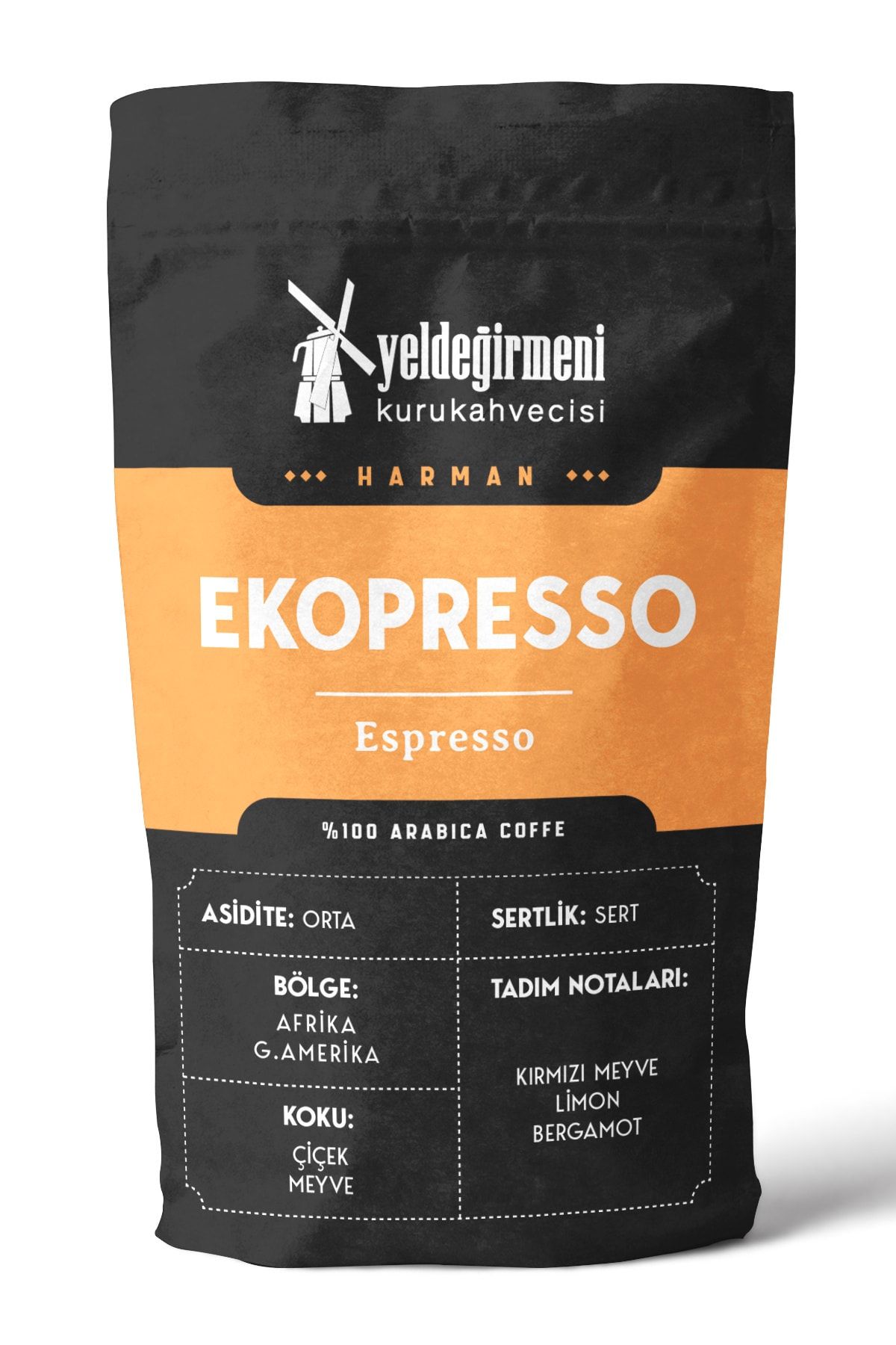 Yeldeğirmeni Kurukahvecisi Ekopresso Espresso Kahve 1000 gr