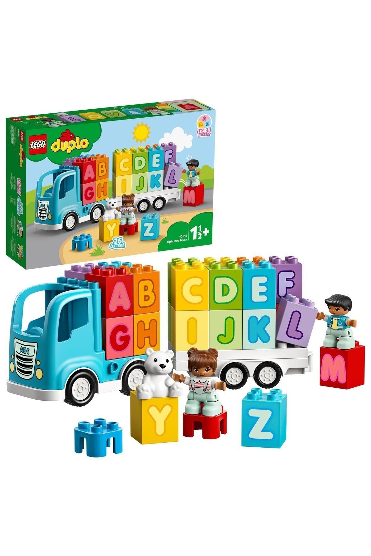 LEGO ® Duplo 10915 Alfabe Kamyonu Okul Öncesi Çocuk Için Öğretici Oyuncak Yapım Seti