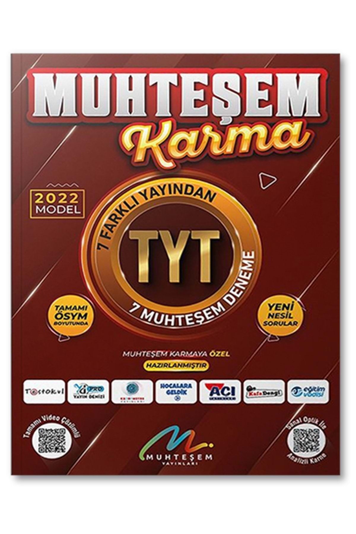 Muhteşem Yayınları Tyt Deneme 7li - Muhteşem Karma 2022 Model