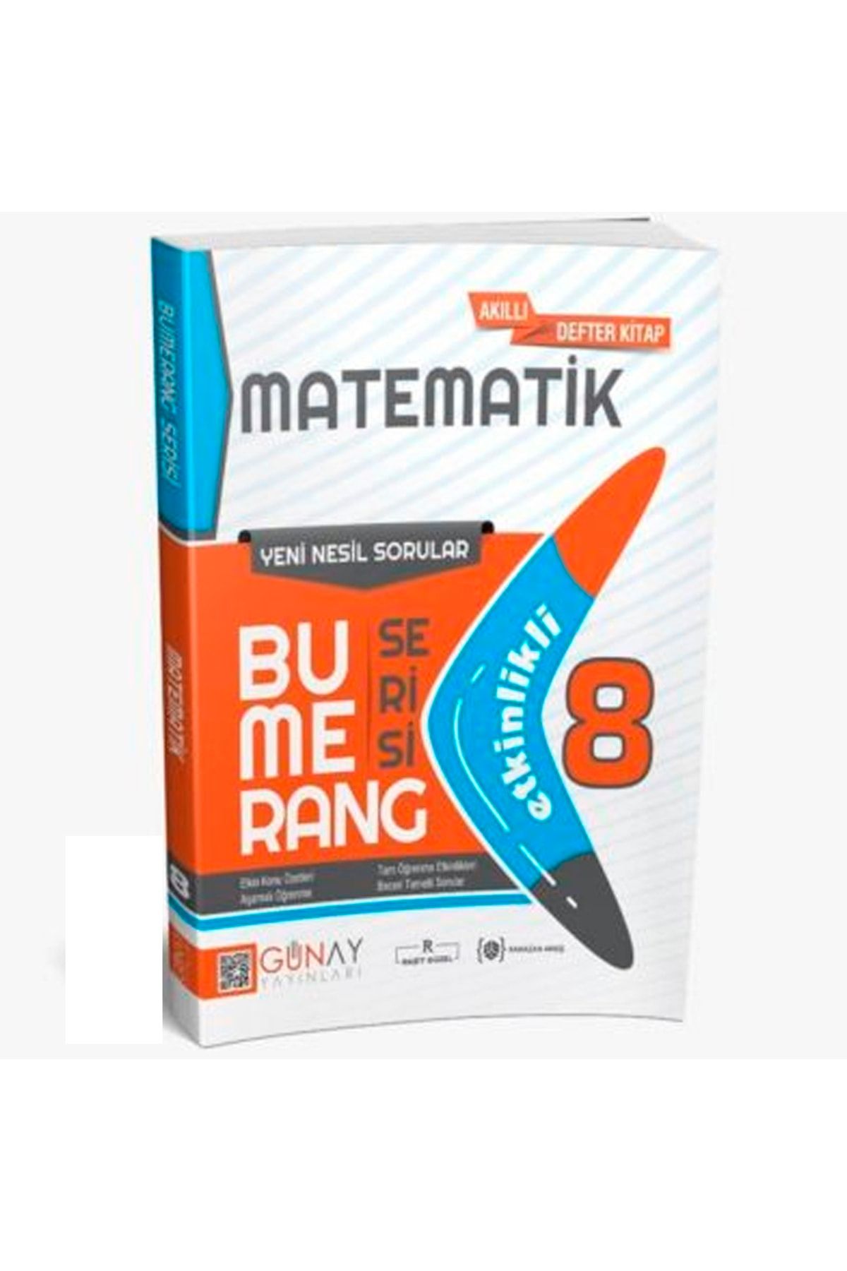 Günay Yayıncılık Günay Yayınları 8. Sınıf Matematik Etkinlikli Bumerang Serisi 2020-2021