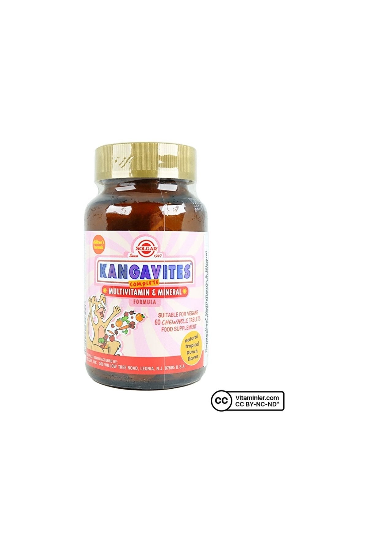 Solgar Kangavites Multivitamin And Mineral 60 Tablet