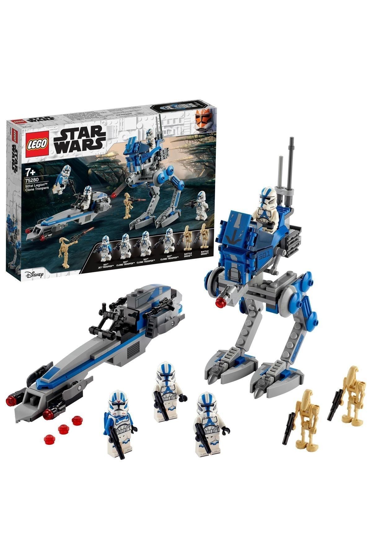 LEGO Star Wars 501. Lejyon Klon Trooper 75280 Yapım Seti (285 Parça)
