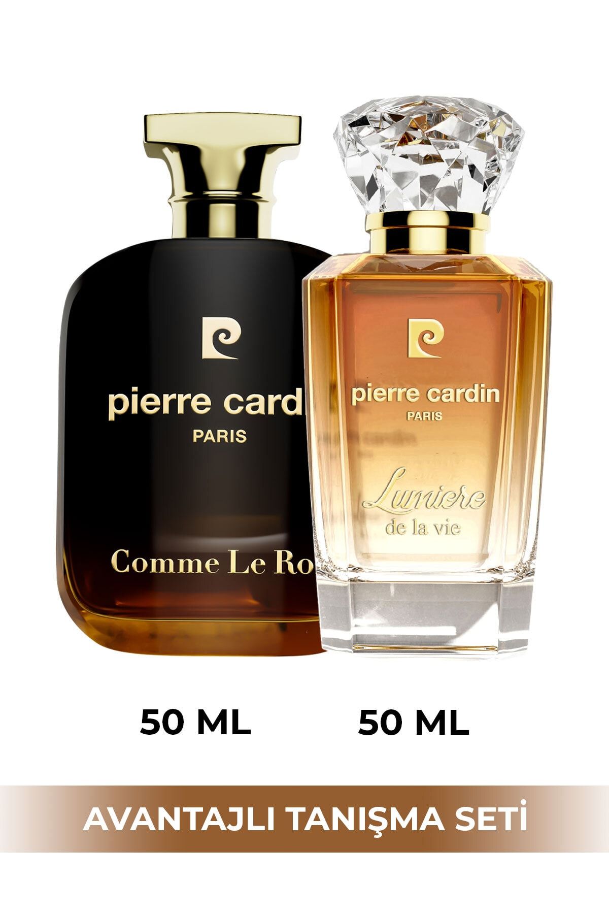 Pierre Cardin Lumiere De La Vie Edp 50 ml Kadın Ve Comme Le Roi Edp 50 ml Erkek Parfümü Seti Stcc021200
