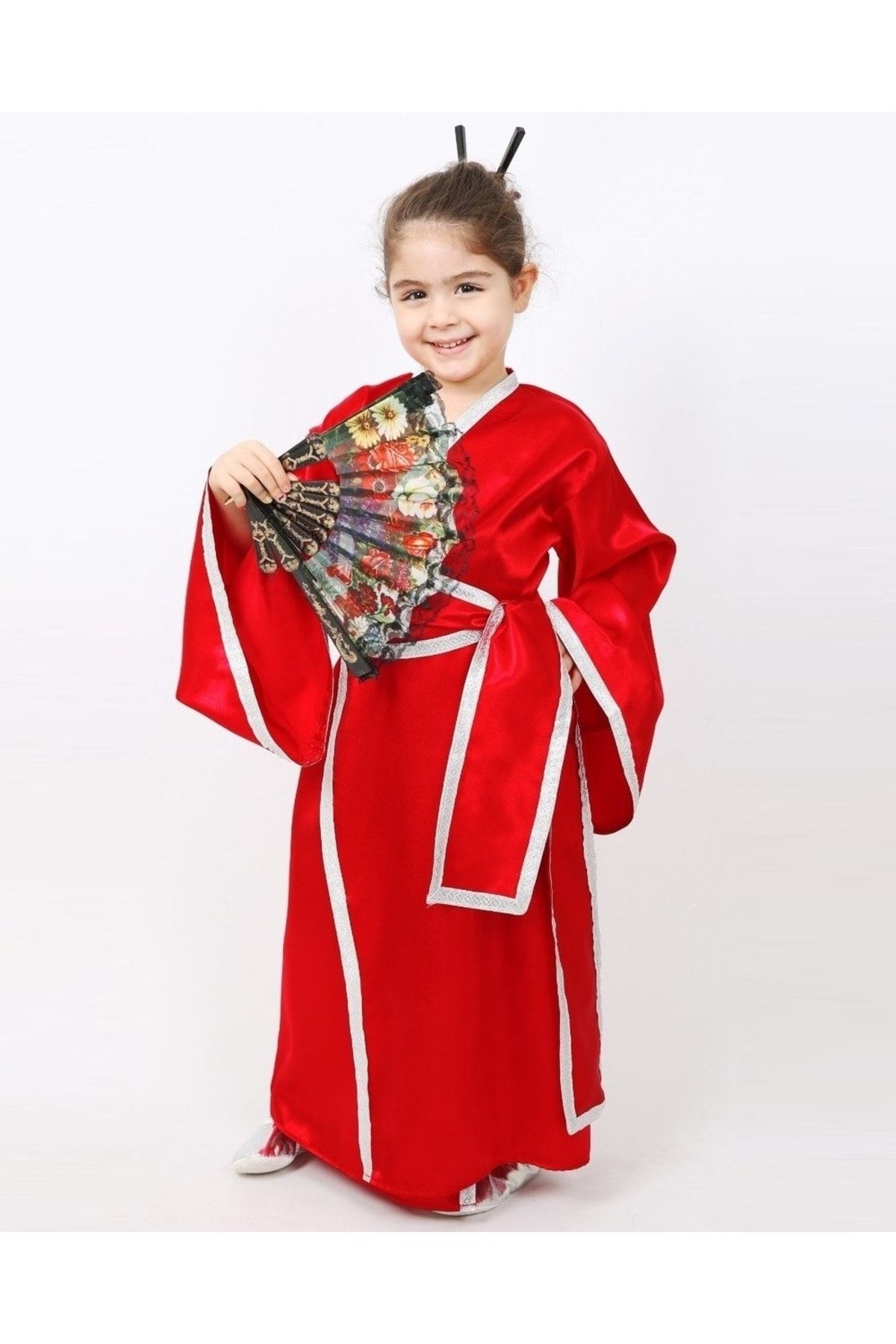 tahtakale marketi Kimono Kostümü Japonya Kız Çocuk Kıyafeti