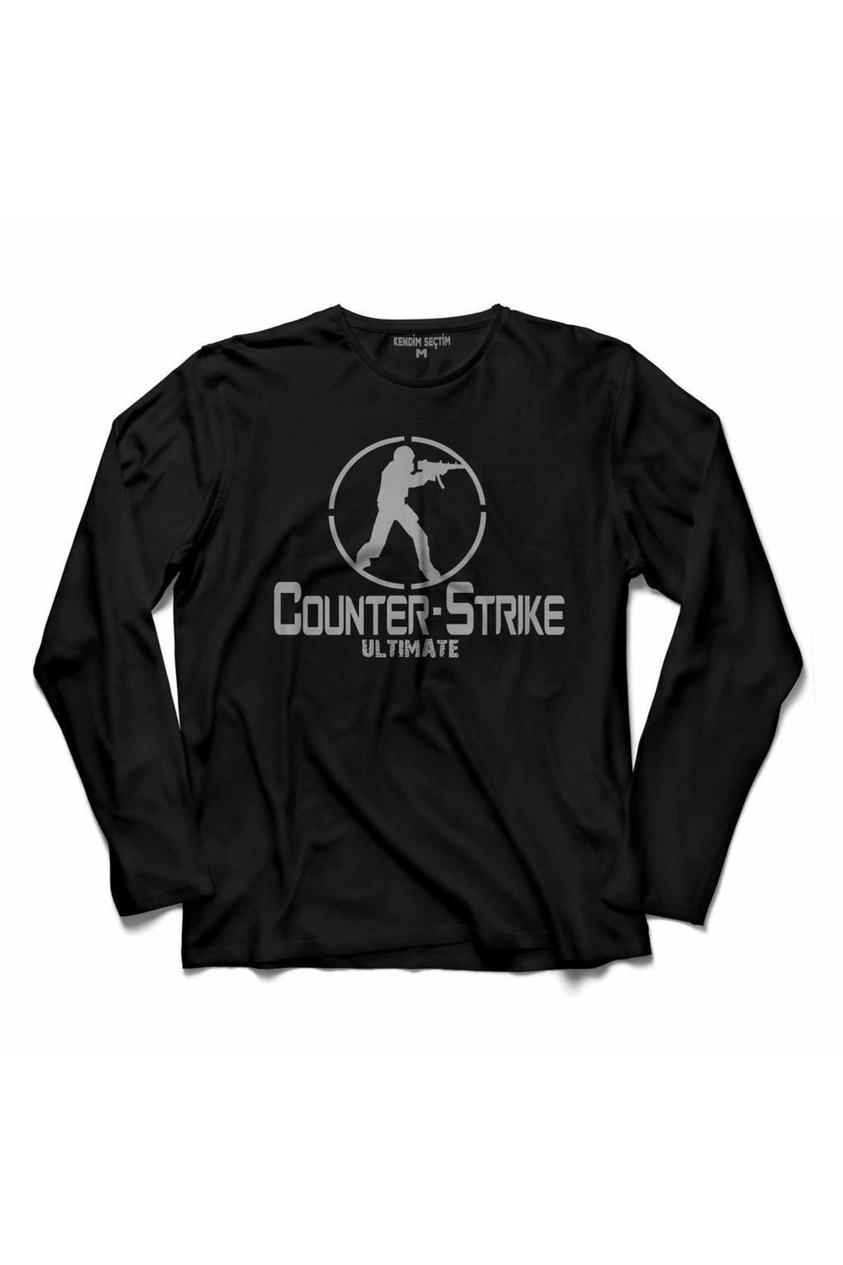 Kendim Seçtim Counter Strıke Cs Go Ultımate Gamer Oyuncu Uzun Kollu Tişört Baskılı Çocuk T-shirt