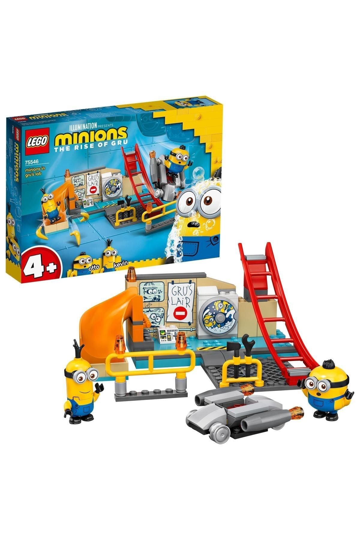 LEGO Minions: Minyonlar Gru’nun Laboratuvarında 75546 - Çocuklar için Oyuncak Yapım Seti (87 Parça)