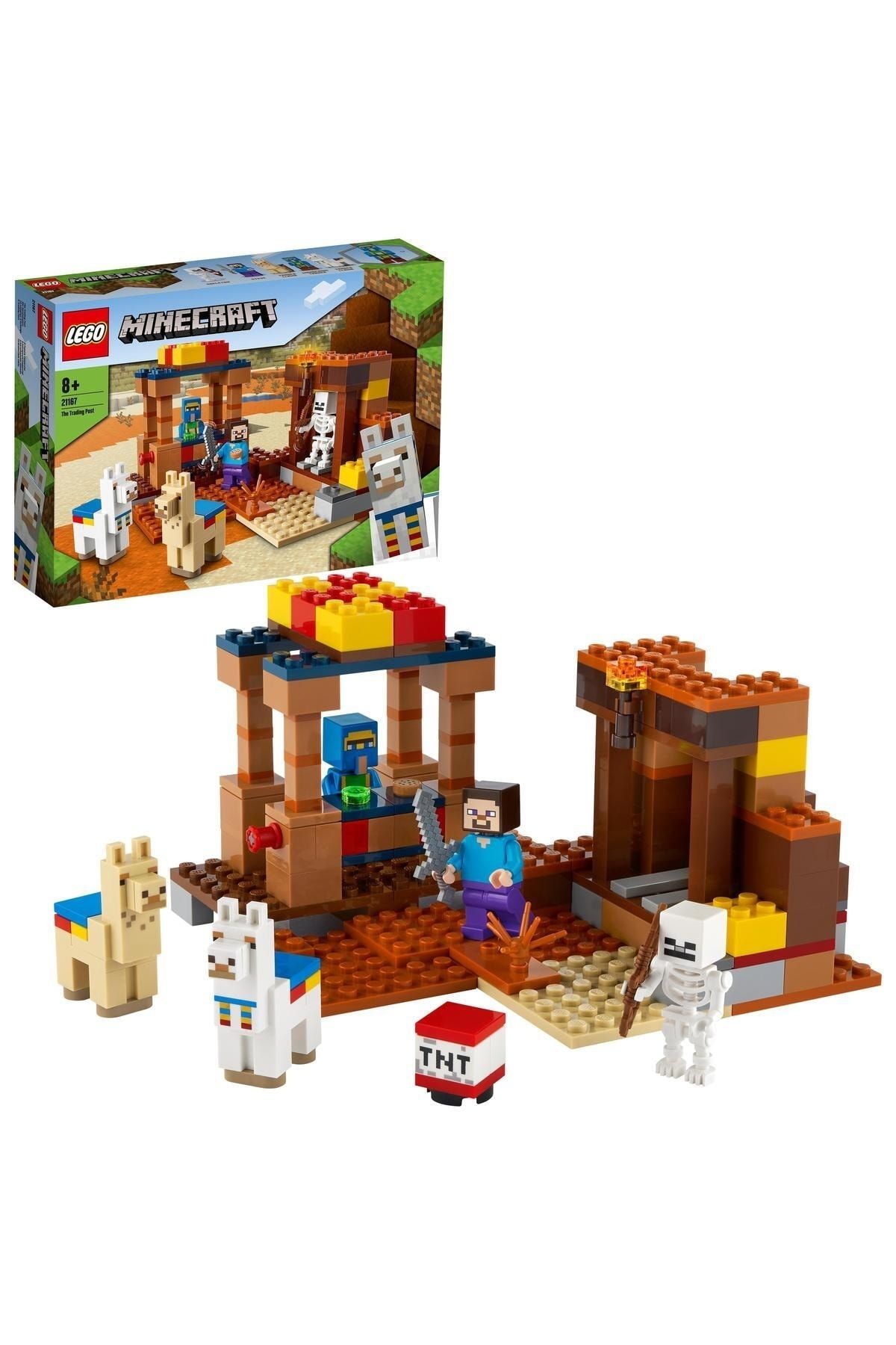 LEGO Minecraft Ticaret Noktası 21167 Yapım Oyuncağı (201 Parça)