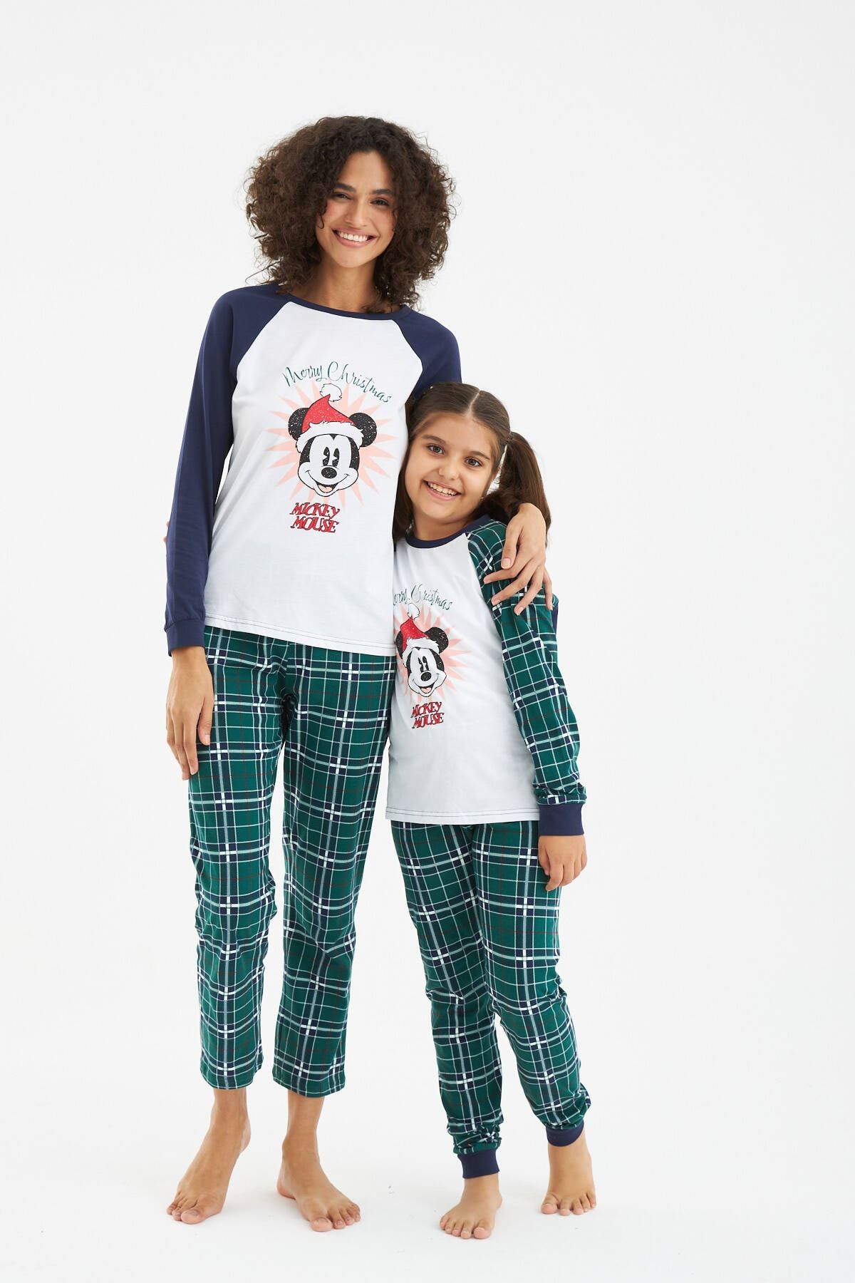 LILIAN Disney New Year Aile Pijama Takımı Bedenler Ayrı Ayrı Satılır Fıyatları Farklıdır