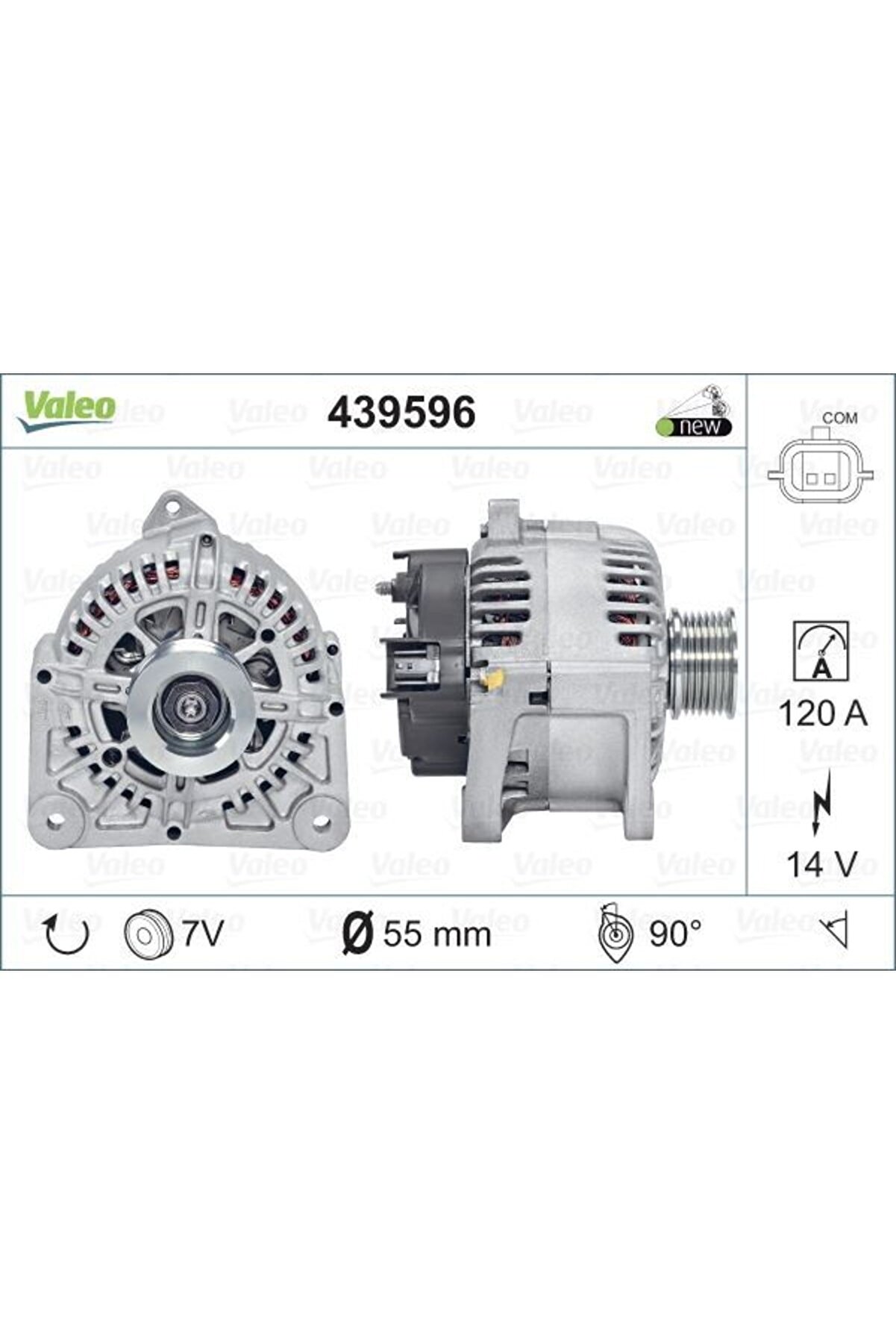 Alternatör Clıo Iıı Modus 1.2 16v 1.5 Dcı 110a Uyumlu