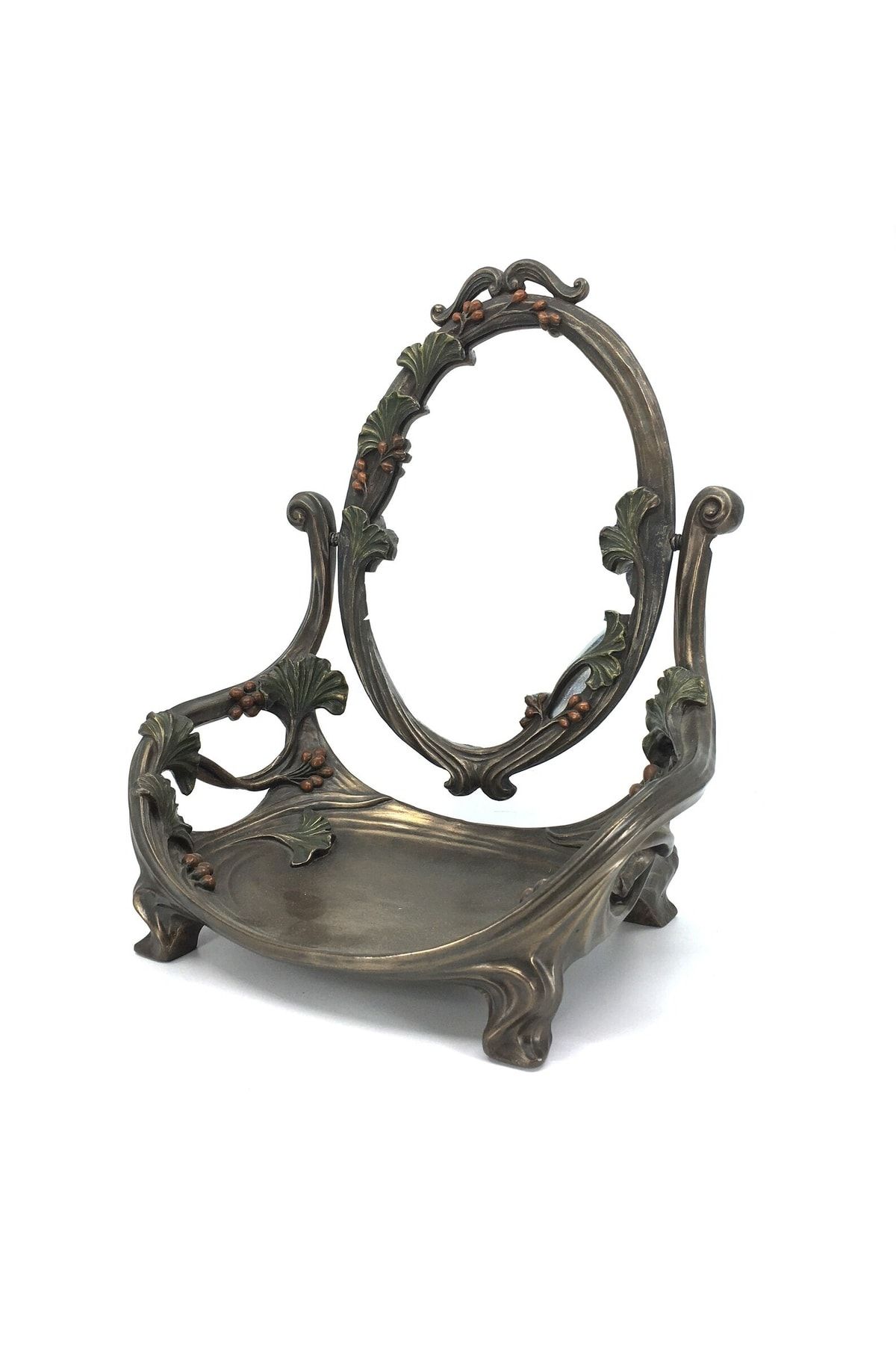 Veronese Vintage Tasarım Dekoratif Makyaj Aynası | Masaüstü Ayaklı Makyaj Aynası | Antika Tasarım Ayna