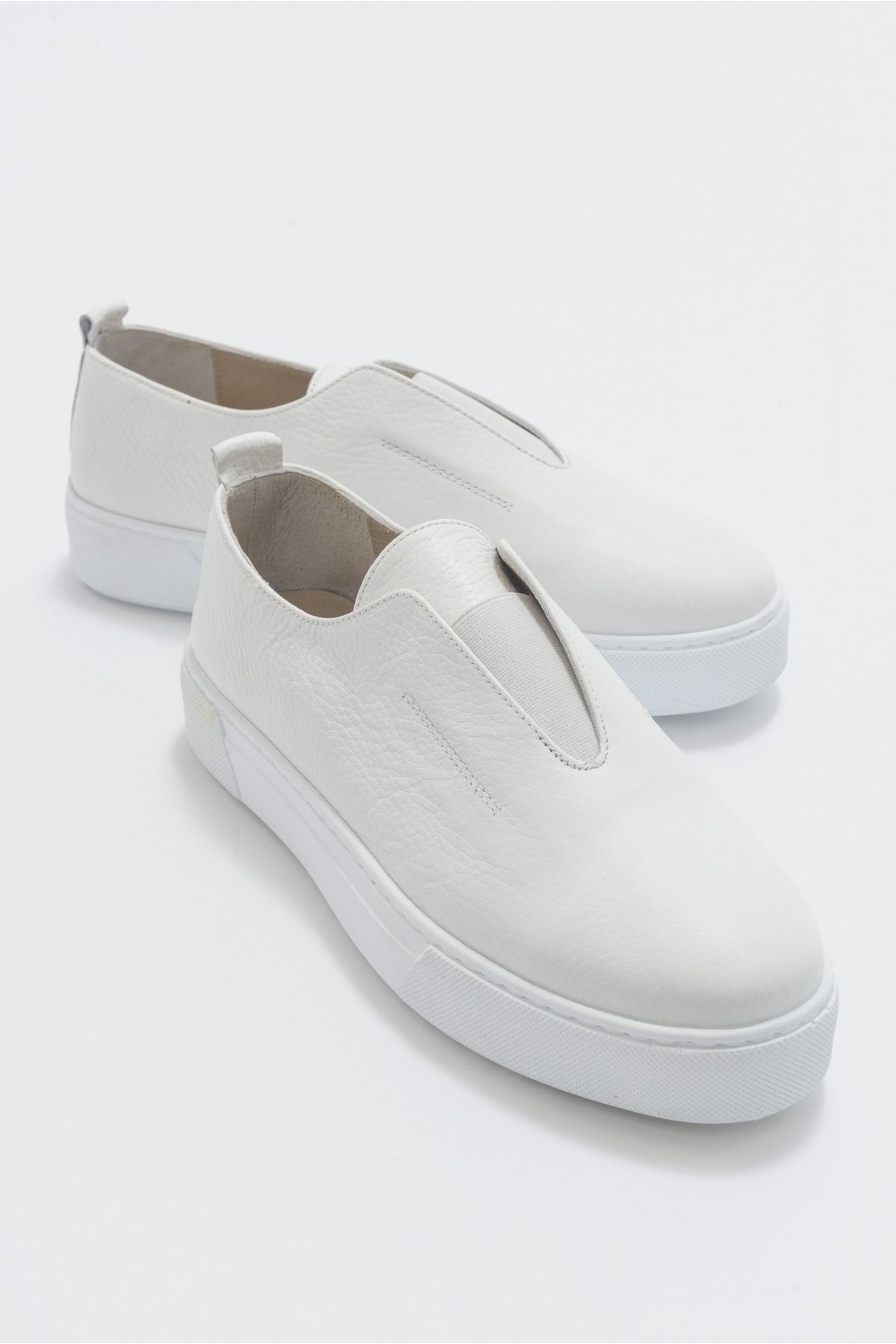 luvishoes Ante Beyaz Deri Erkek Ayakkabı