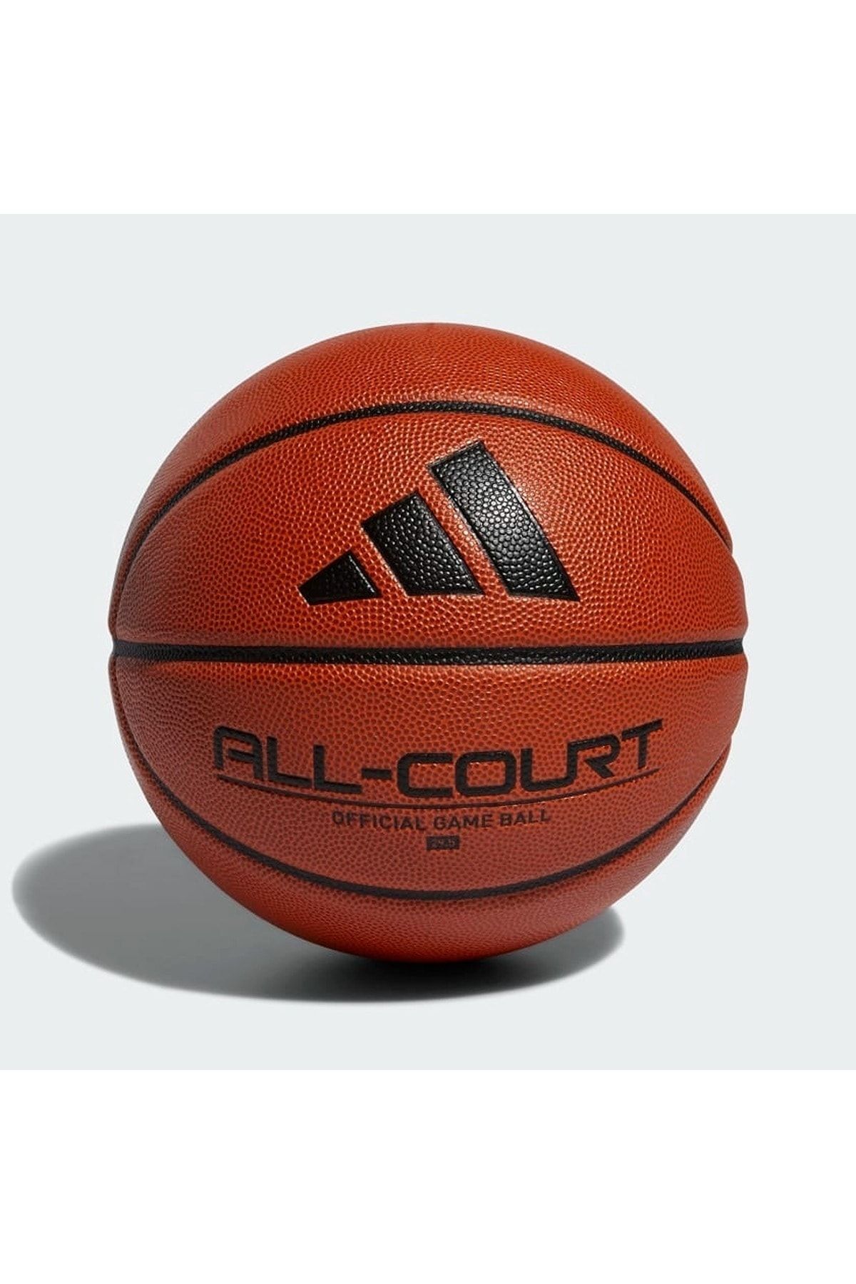 adidas Pompa dahil değildir Siyah - Turuncu Unisex Basketbol Topu Hm4975 All Court 3.0 7 Numara Siyah