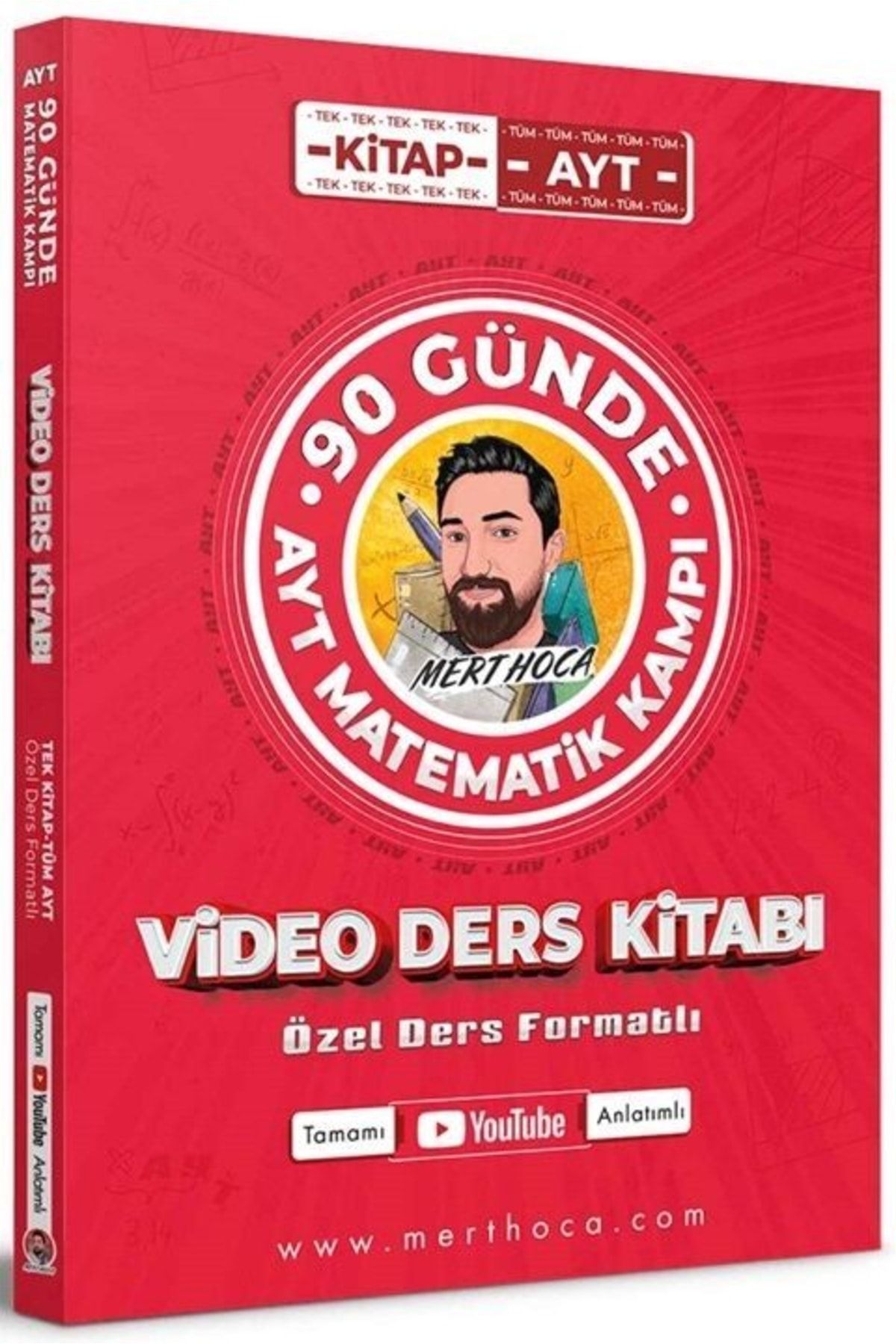 Mert Hoca Yayınları Ayt Matematik 90 Günde Video Ders Kitabı 2022