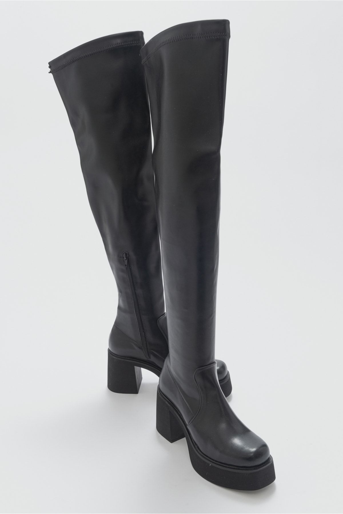 luvishoes Eleva Siyah Dizüstü Kadın Çizme