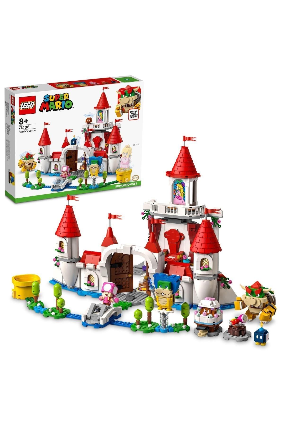 LEGO ® Super Mario™ Peach’s Castle Ek Macera Seti 71408 - Çocuklar İçin Yapım Seti (1216 Parça)