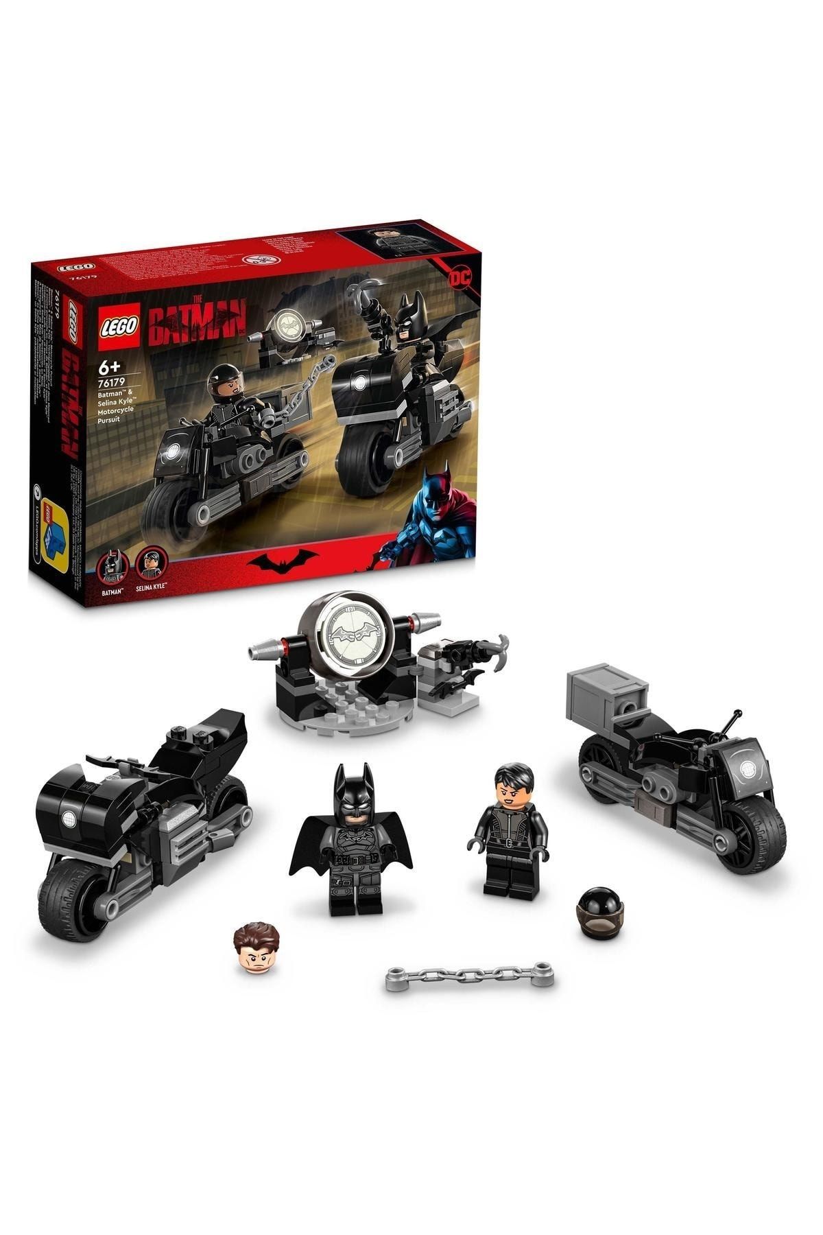 LEGO DC Batman™: Batman ve Selina Kyle™’ın Motosiklet Takibi 76179 – Oyuncak Yapım Seti (149 Parça)