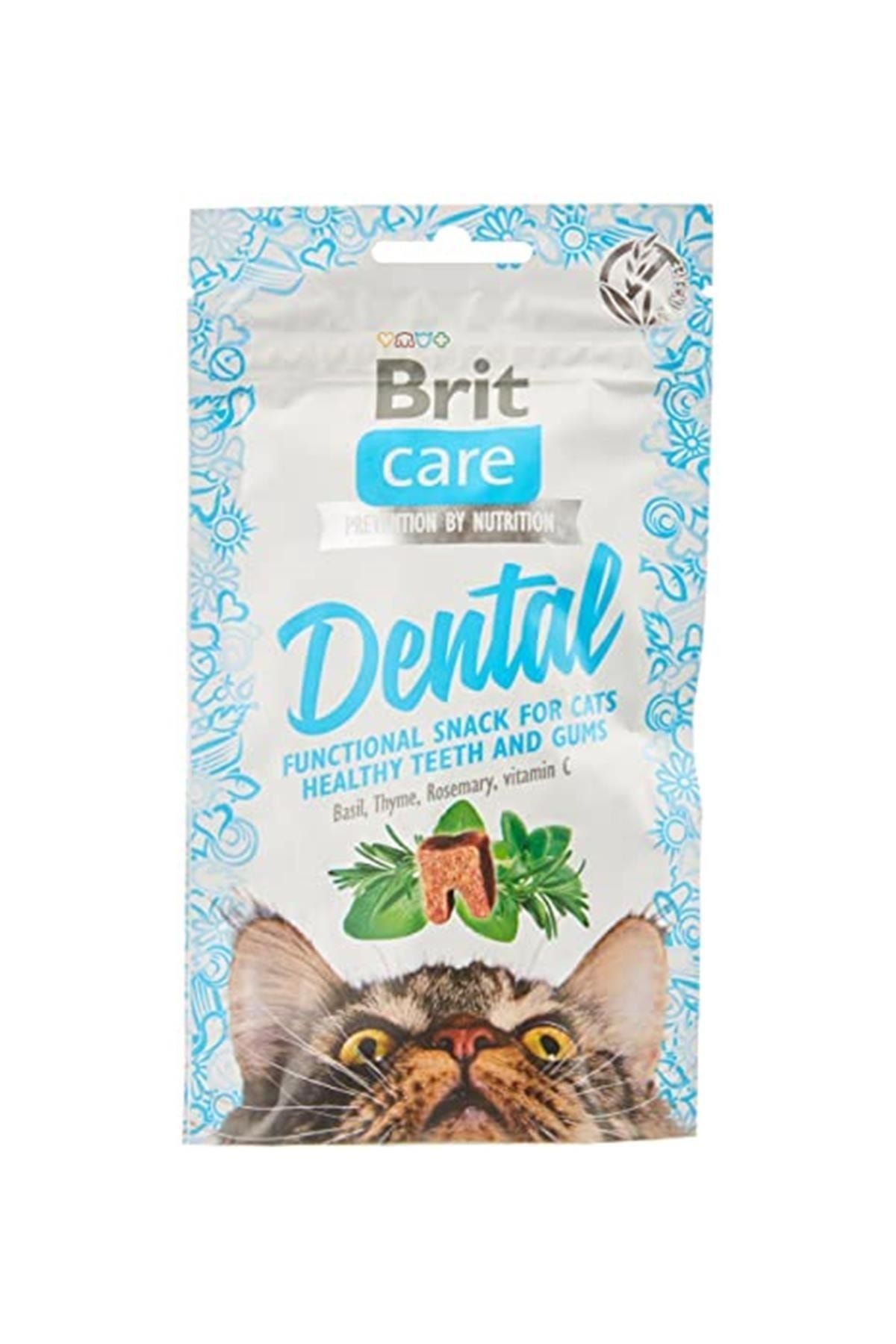 Brit Care Care Dental Kedi Ödül Maması, Hindili, Diş Sağlığı, 50 G Diş Sağlığı Kedi Ödülü