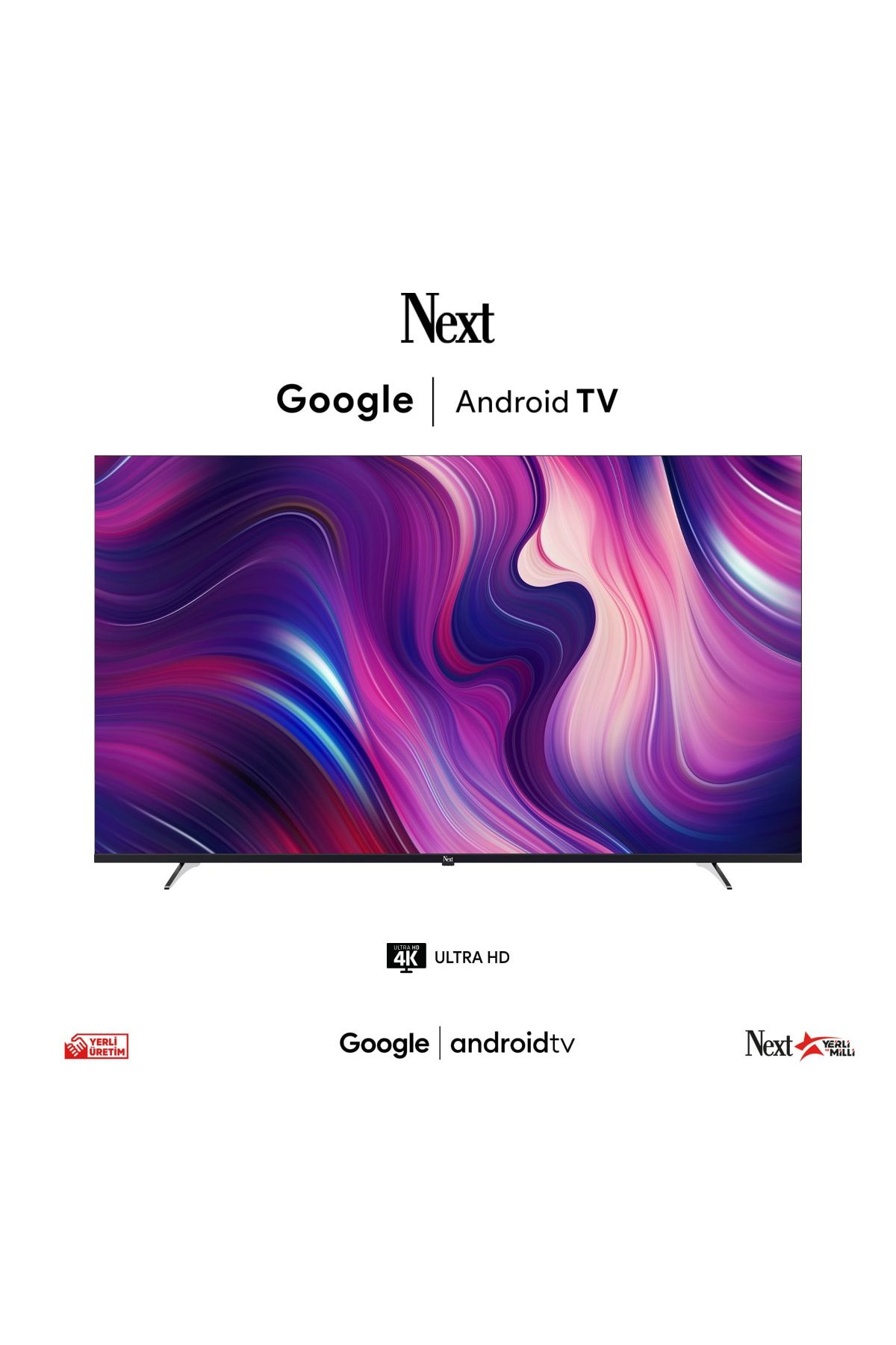 Next YE-65020GFSG5 65" 165 Ekran Uydu Alıcılı 4K Ultra HD Google Android Smart LED TV