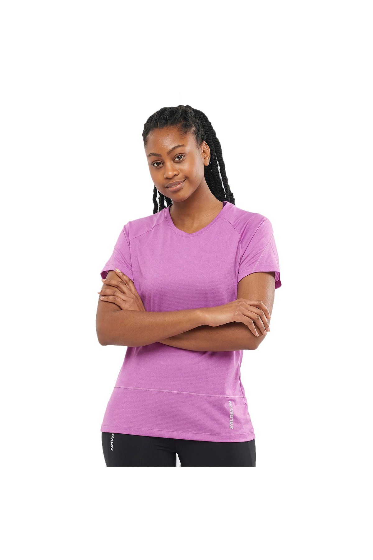 Salomon Cross Run Kadın Koşu T-shirt