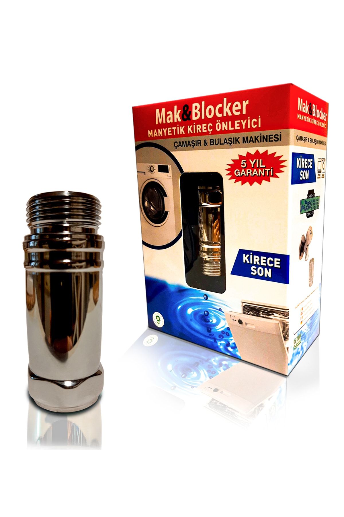 Mak & Blocker Manyetik Kireç Önleyici 4 Mıknatıslı