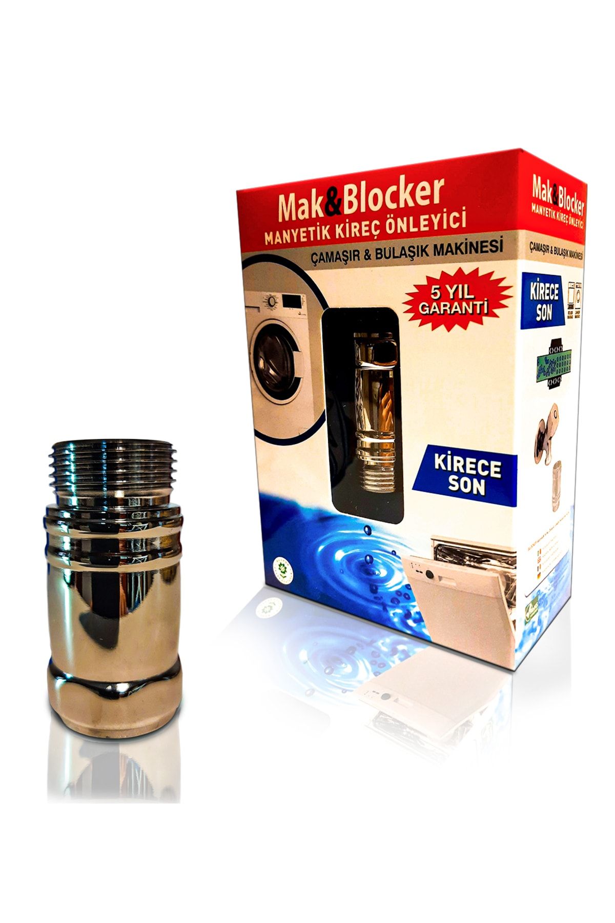 Mak & Blocker Manyetik Kireç Önleyici 2 Mıknatıslı