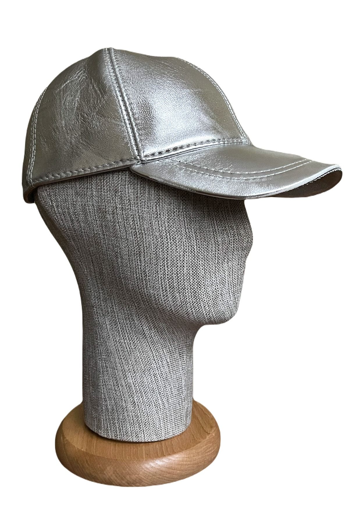 Rupen Kraft %100 Orijinal Deri Kep Şapka Çırtlı