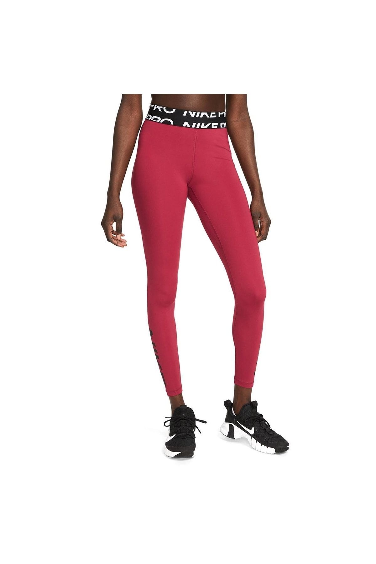 Nike Pro W Np Dri-fit Grx Tgt Nfs Kadın Kırmızı Günlük Stil Tayt Dr7741-693