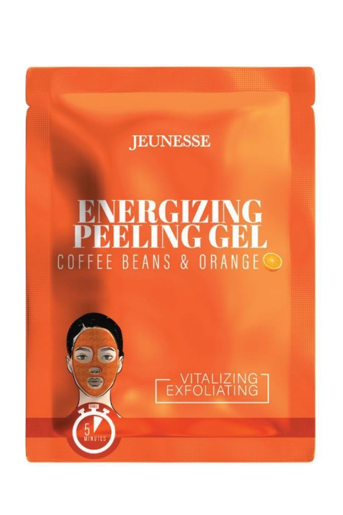 Jeunesse Energizing Peeling Gel Coffee Beans&orange 15 gr Yüz Maskesi