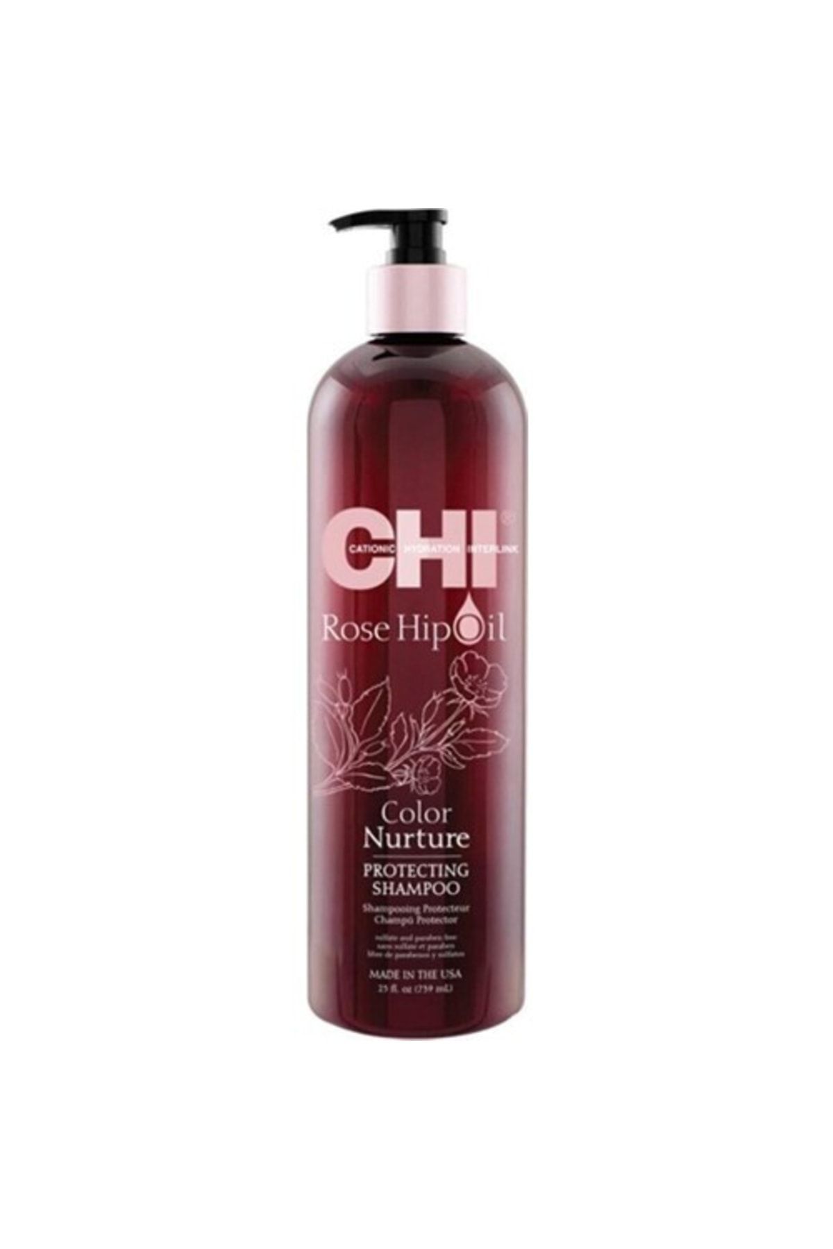 Chi Rose Hip Oil Boyalı Saçlar Için Şampuan 739ml