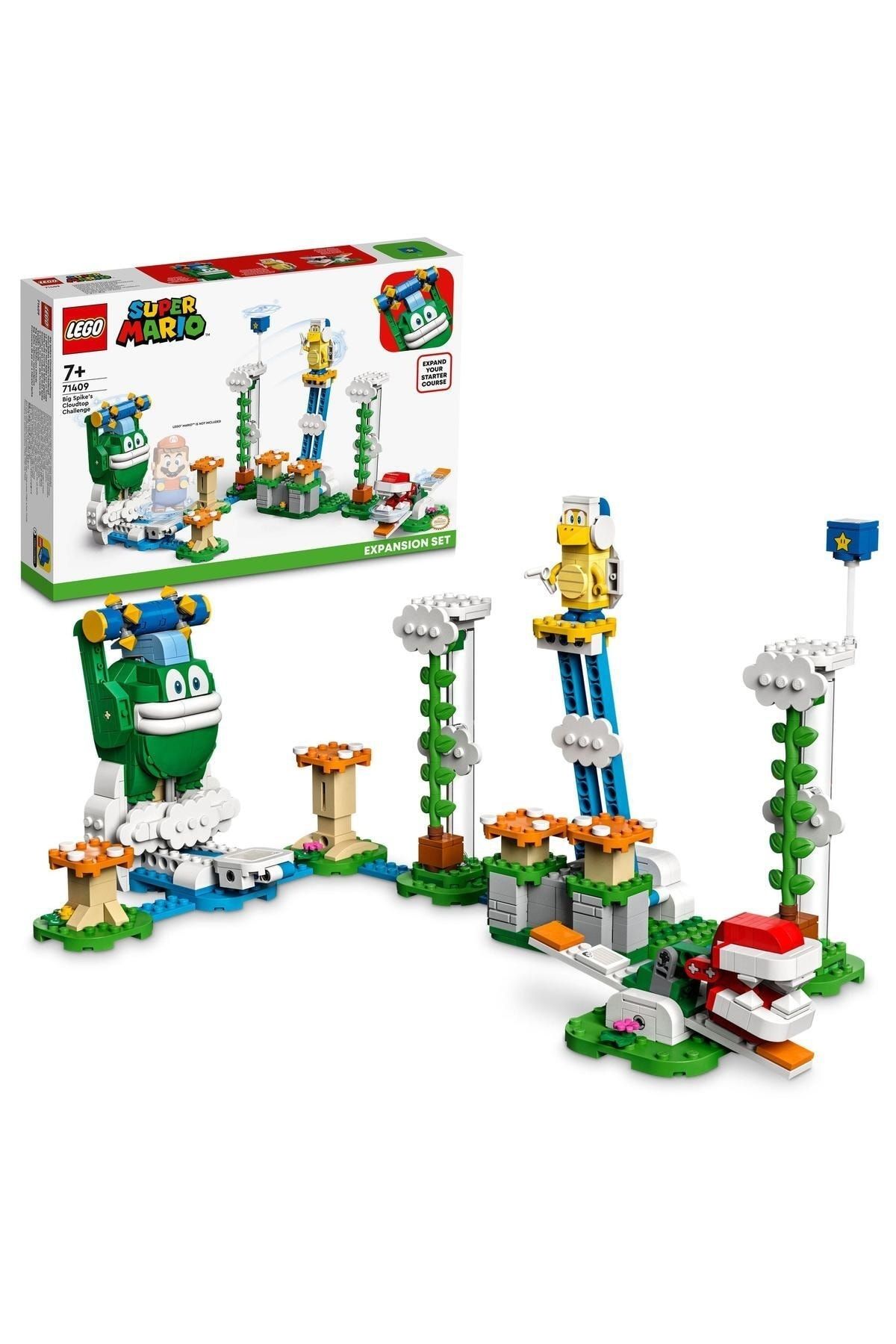 LEGO ® Super Mario™ Big Spike’ın Bulut Engeli Macera Seti 71409 - Çocuklar için Yapım Seti(540 Parça)