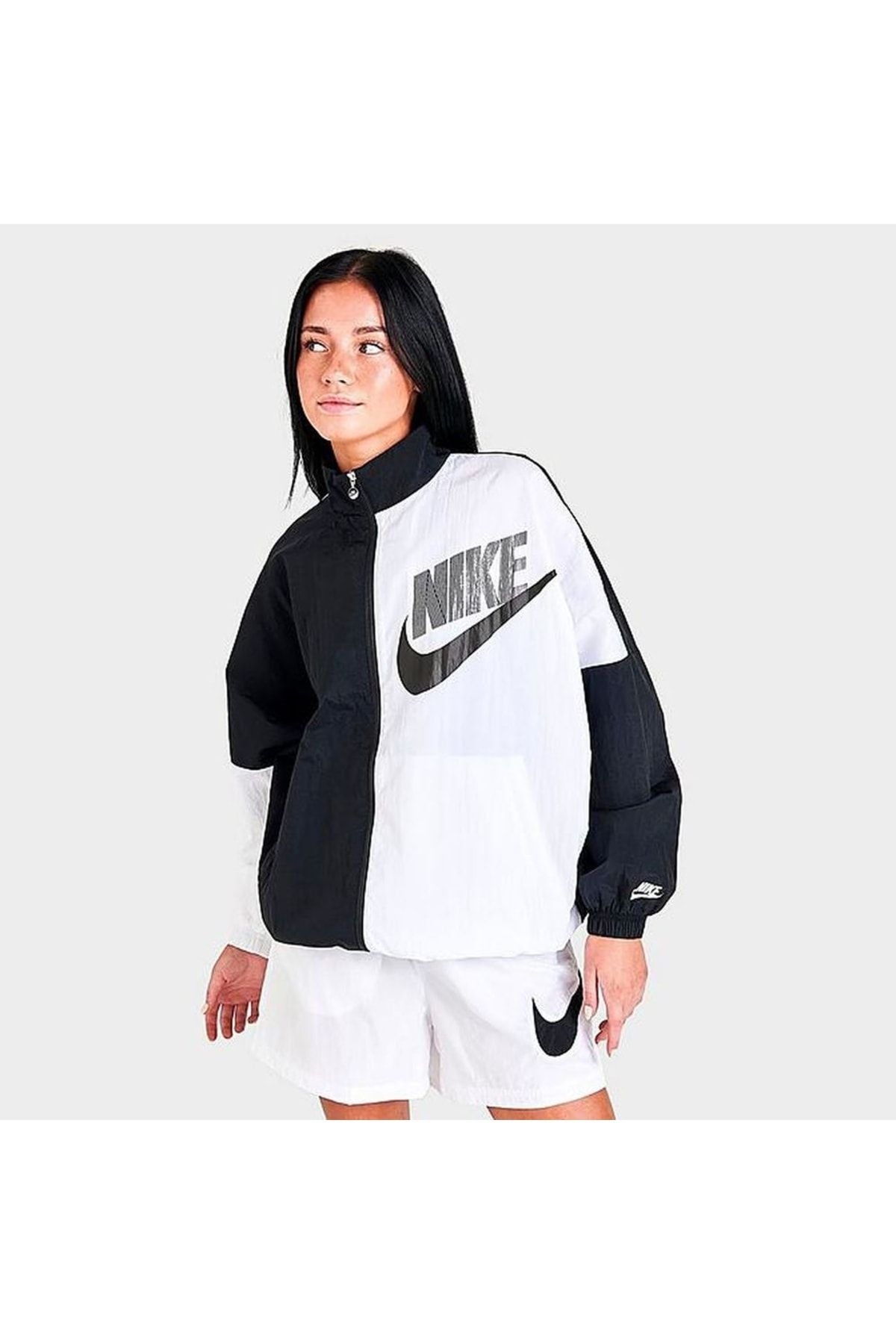 Nike Sportswear Woven (oversize) Kadın Ceket Dv0337-010