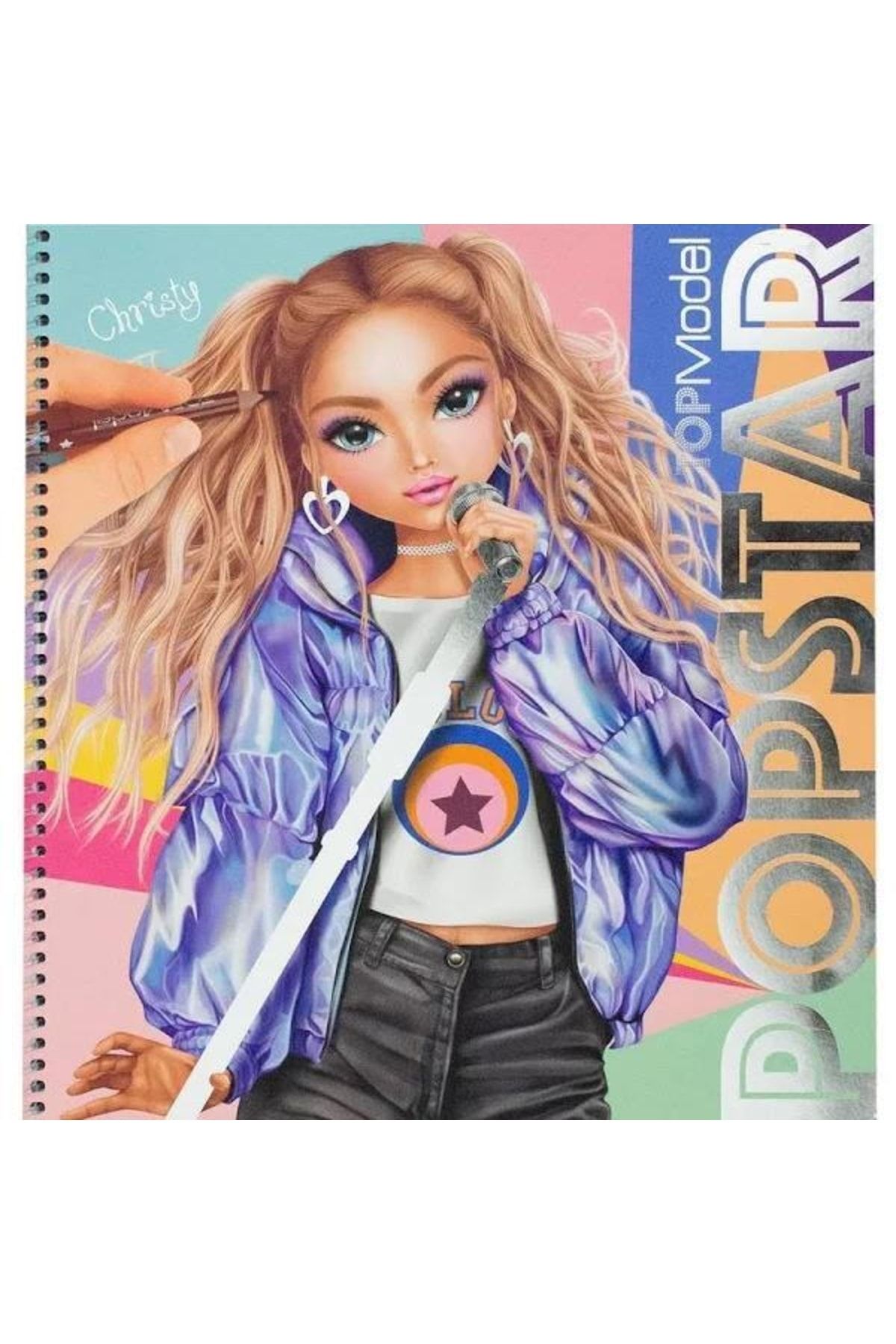 Top Model Popstar Colourıng Book
