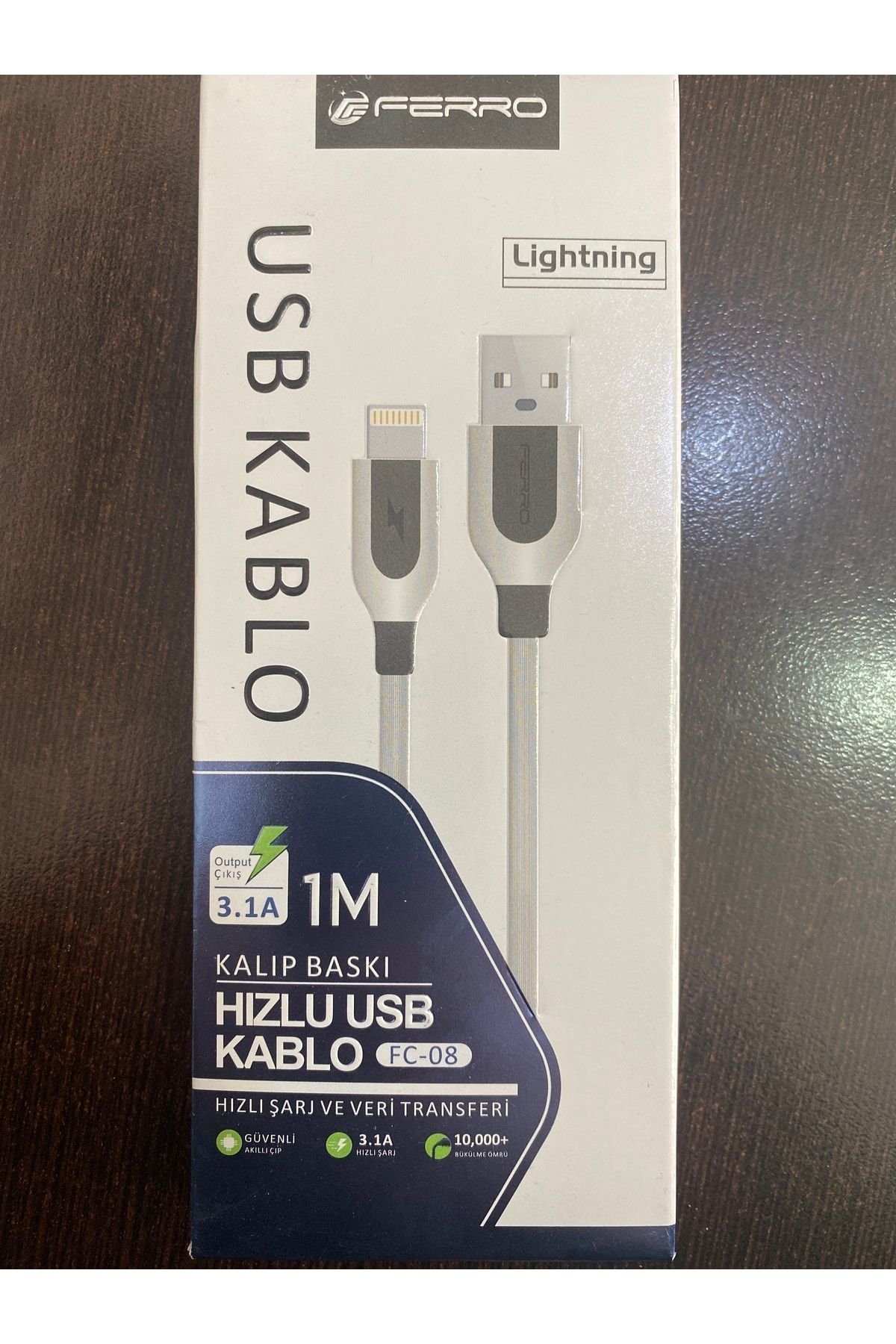FERRO Lightning 3.1 Iphone Şarj Kablosu