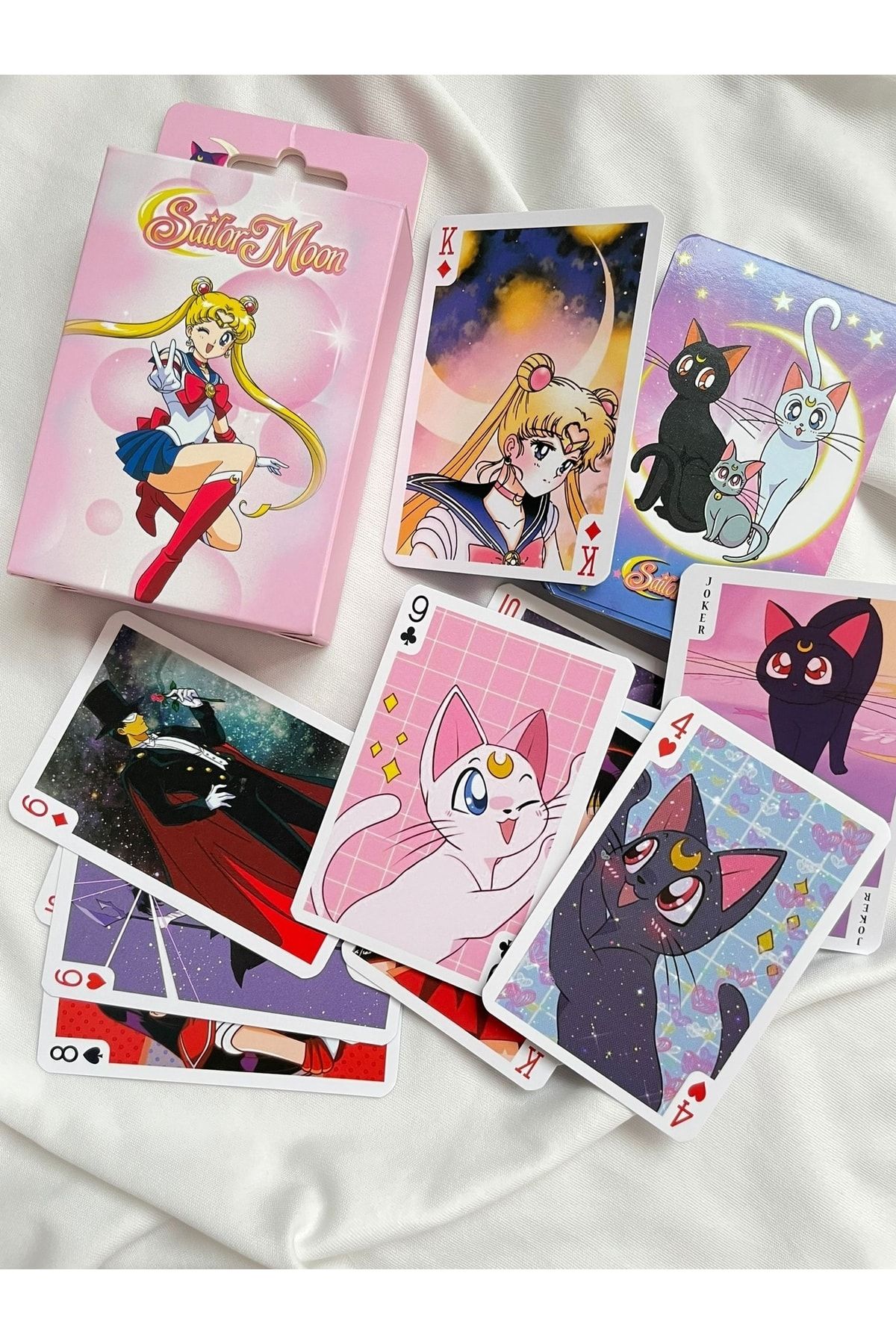 Planet Butik Anime Sailor Moon Iskambil Kartı - Poker Kartı
