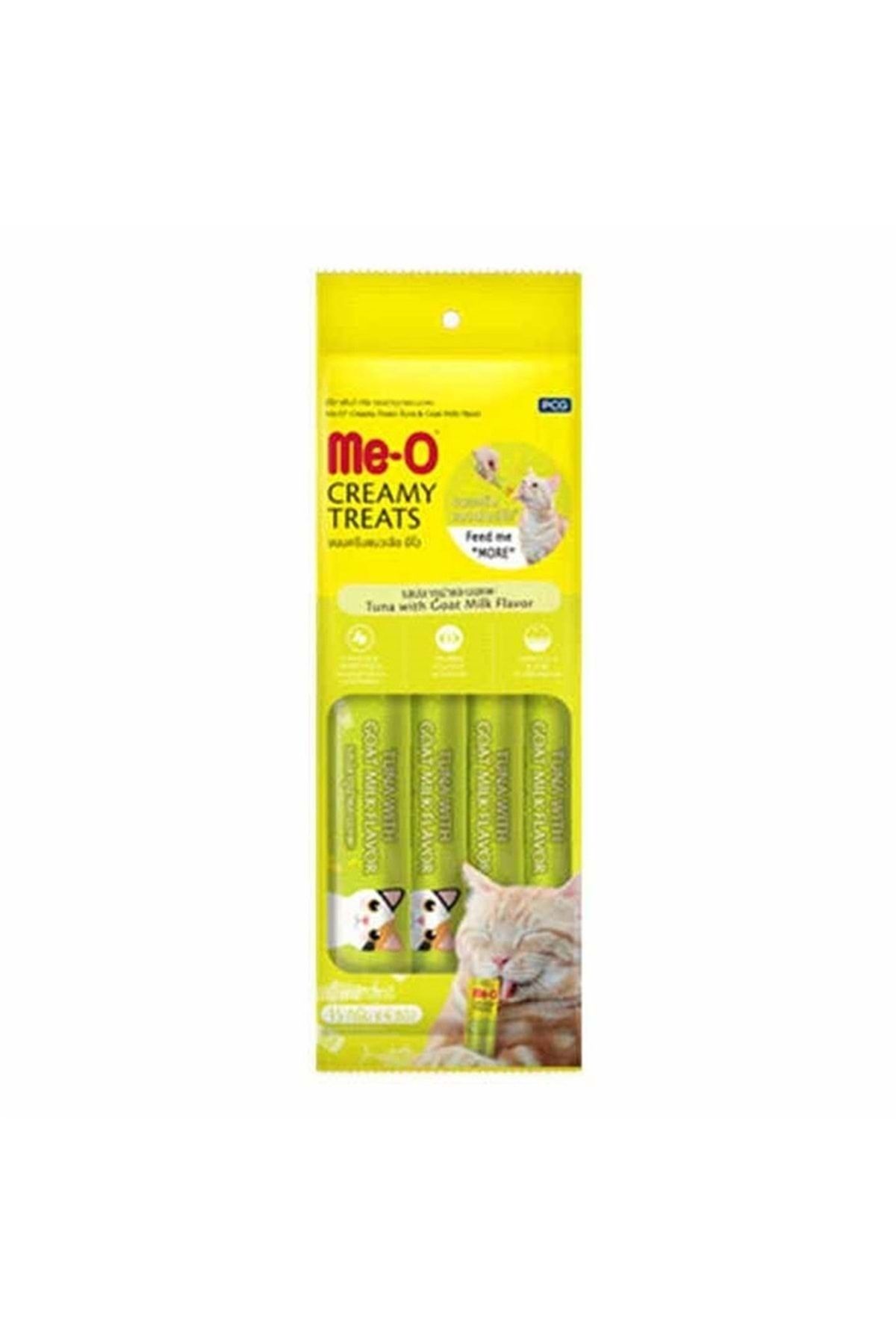 Meo Creamy Ton & Keçi Sütlü Kedi Ödülü 4x15 gr_0
