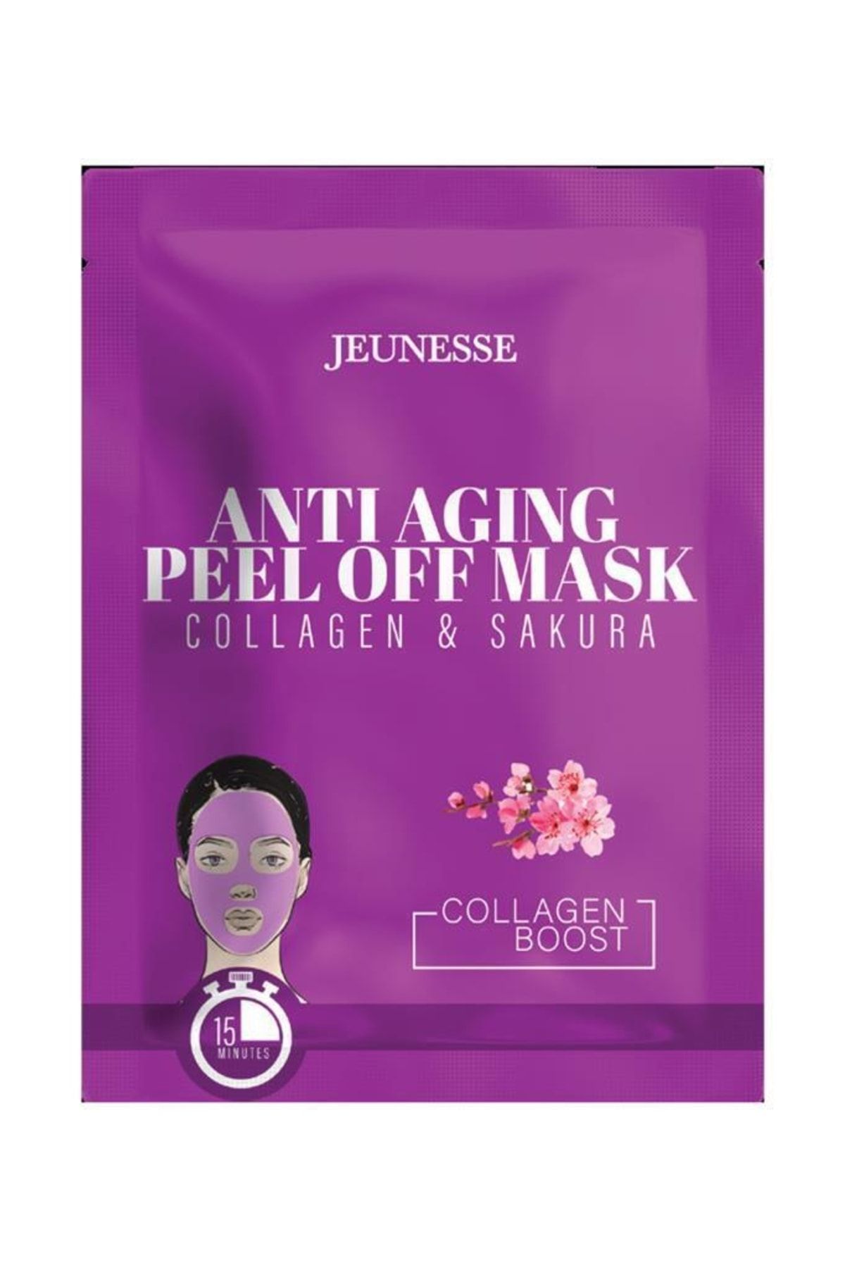 Jeunesse Antiaging Peel Off Mask Collagen Sakura 15 gr Yüz Maskesi