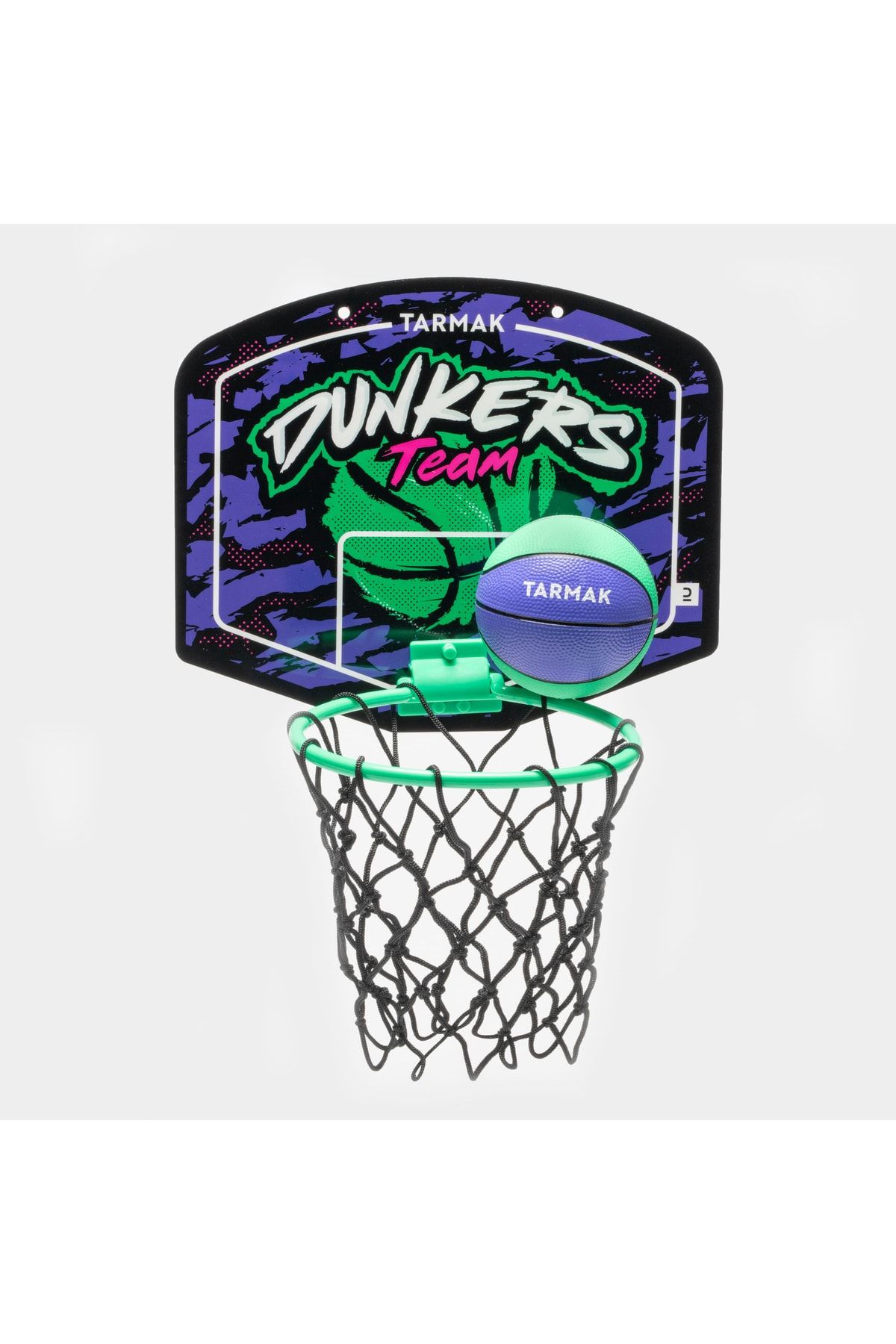 Decathlon Tarmak Çocuk / Yetişkin Mini Basketbol Potası - Turkuaz / Mor - Sk100 Dunkers
