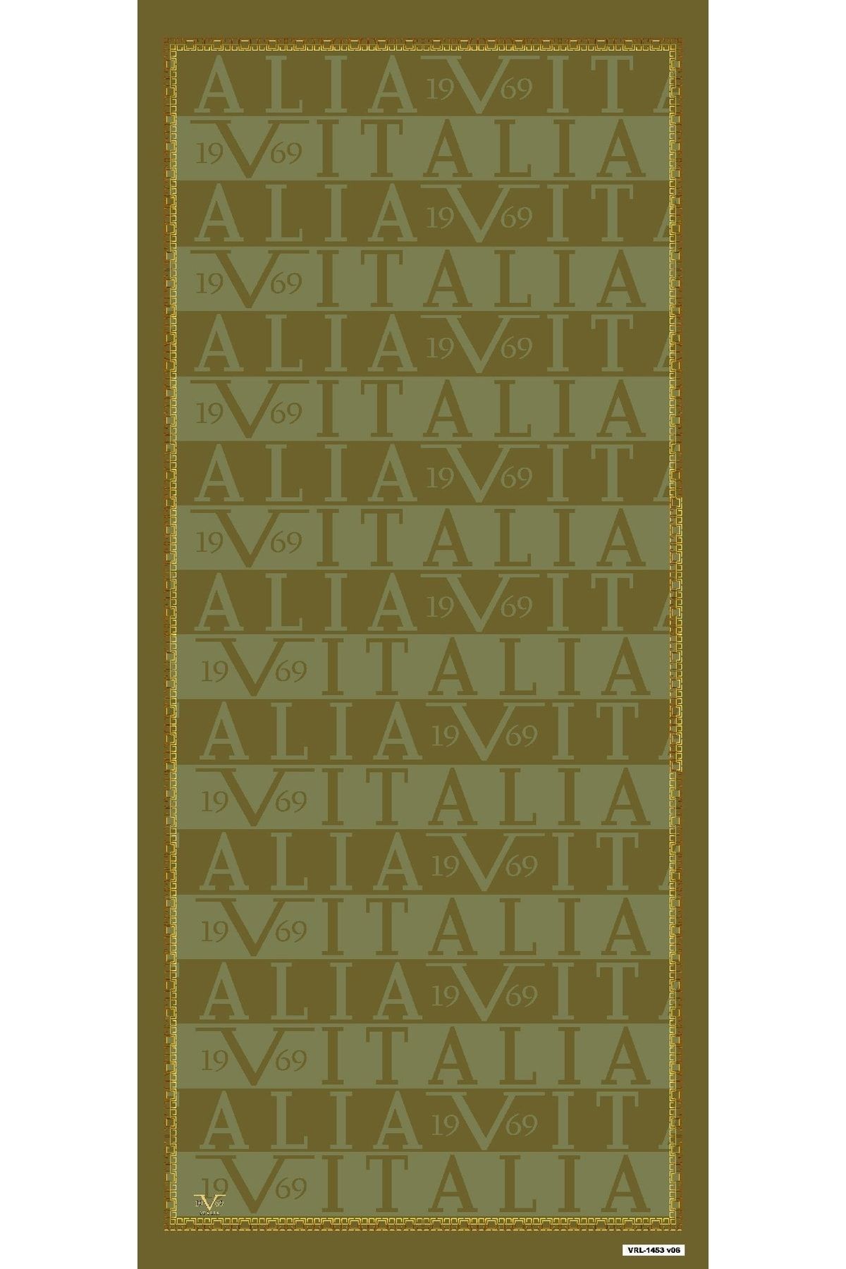 19V69 ITALIA Logolu Desen Pavia Seri Şal Askısı Ve Hediyelik Seti Ile Birlikte 90x200 Cm