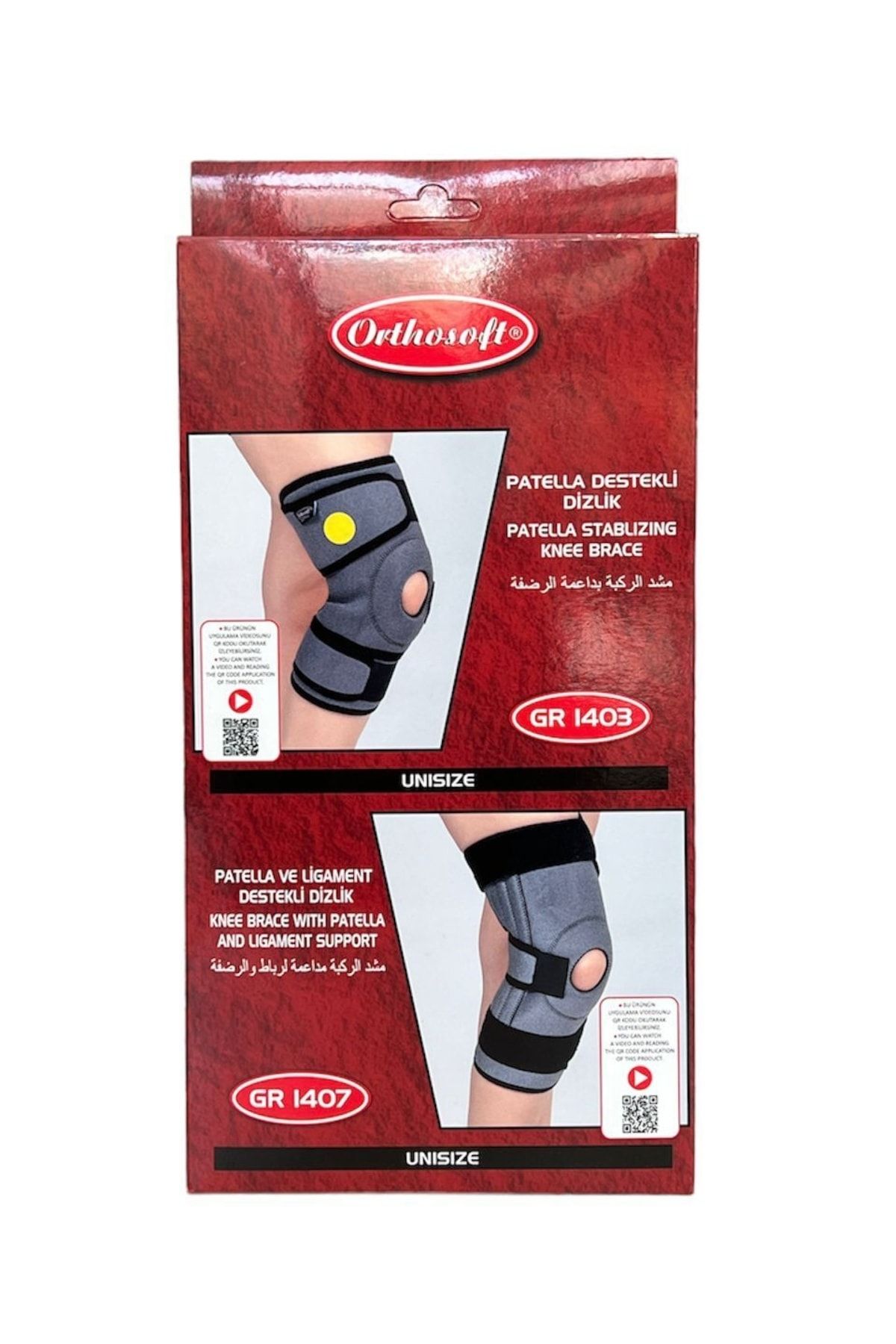 Orthosoft Patella Destekli Dizlik (STANDART)