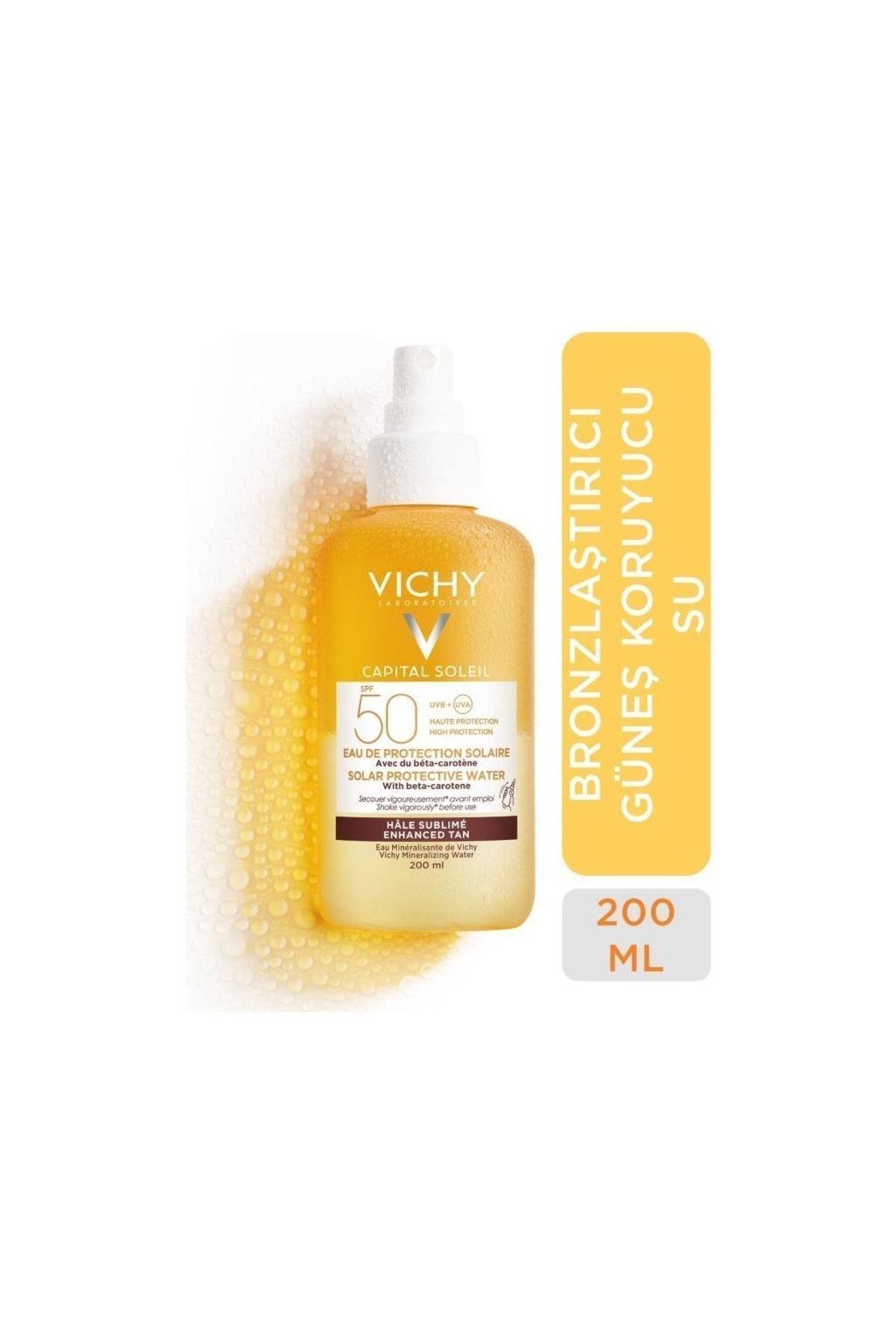Vichy Capital Soleil Spf 50 Bronzlaştırıcı Güneş Koruyucu Sprey 200 ml