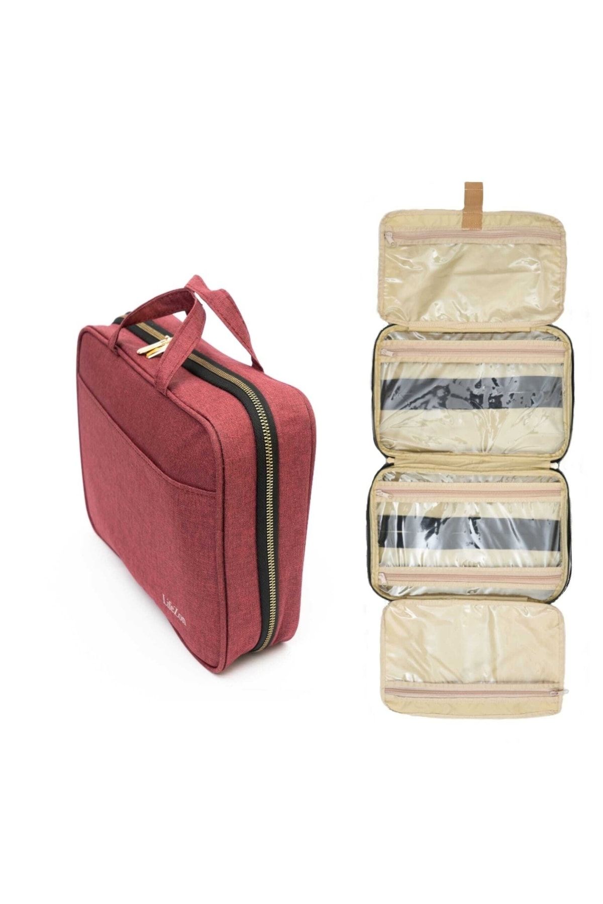 LifeZon Bavul Içi Düzenleyici Bavul Içi Organizer Makyaj Bavulu Çok Amaçlı Çanta Tatil Çantası