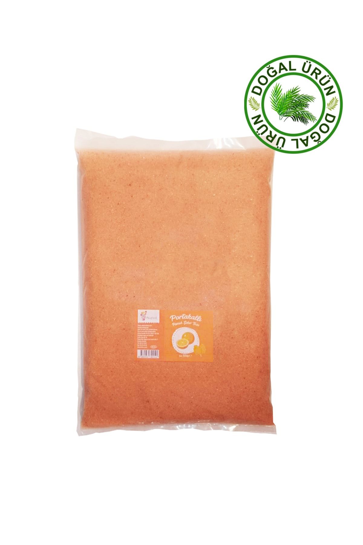 Festiva Portakal Aromalı Pamuk Şeker Toz Şekeri 3,5 Kg. - Pamuk Şeker Yapımı Için- Doğaldır