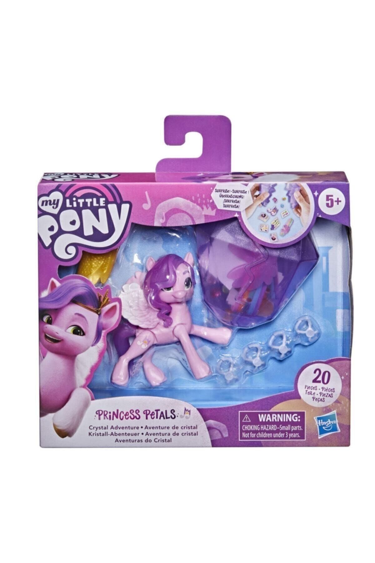 Hasbro Oyuncak My Little Pony Kristal Macera Pony Figür P Petals F1785-f2453