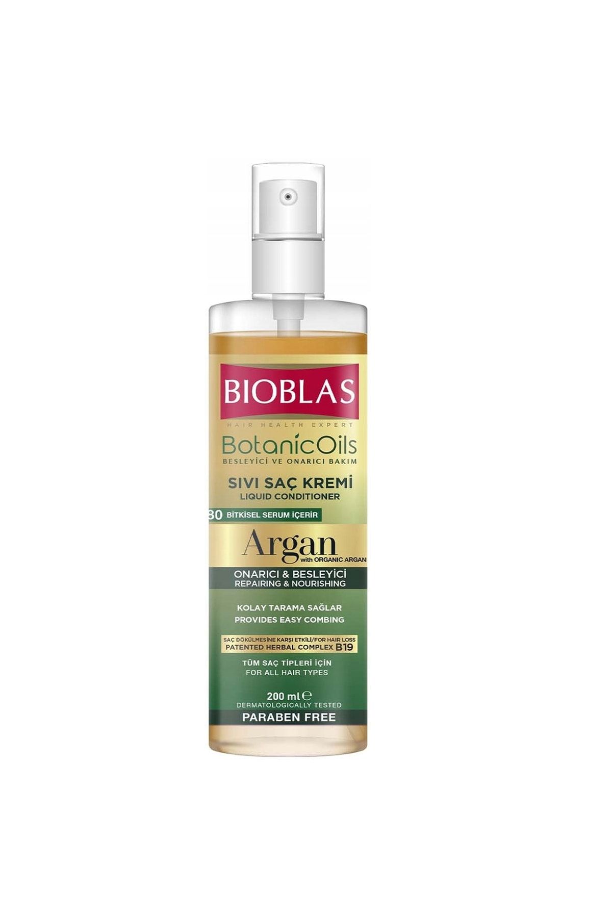 Bioblas Botanic Oil Argan Yağlı Sıvı Saç Kremi 200 Ml