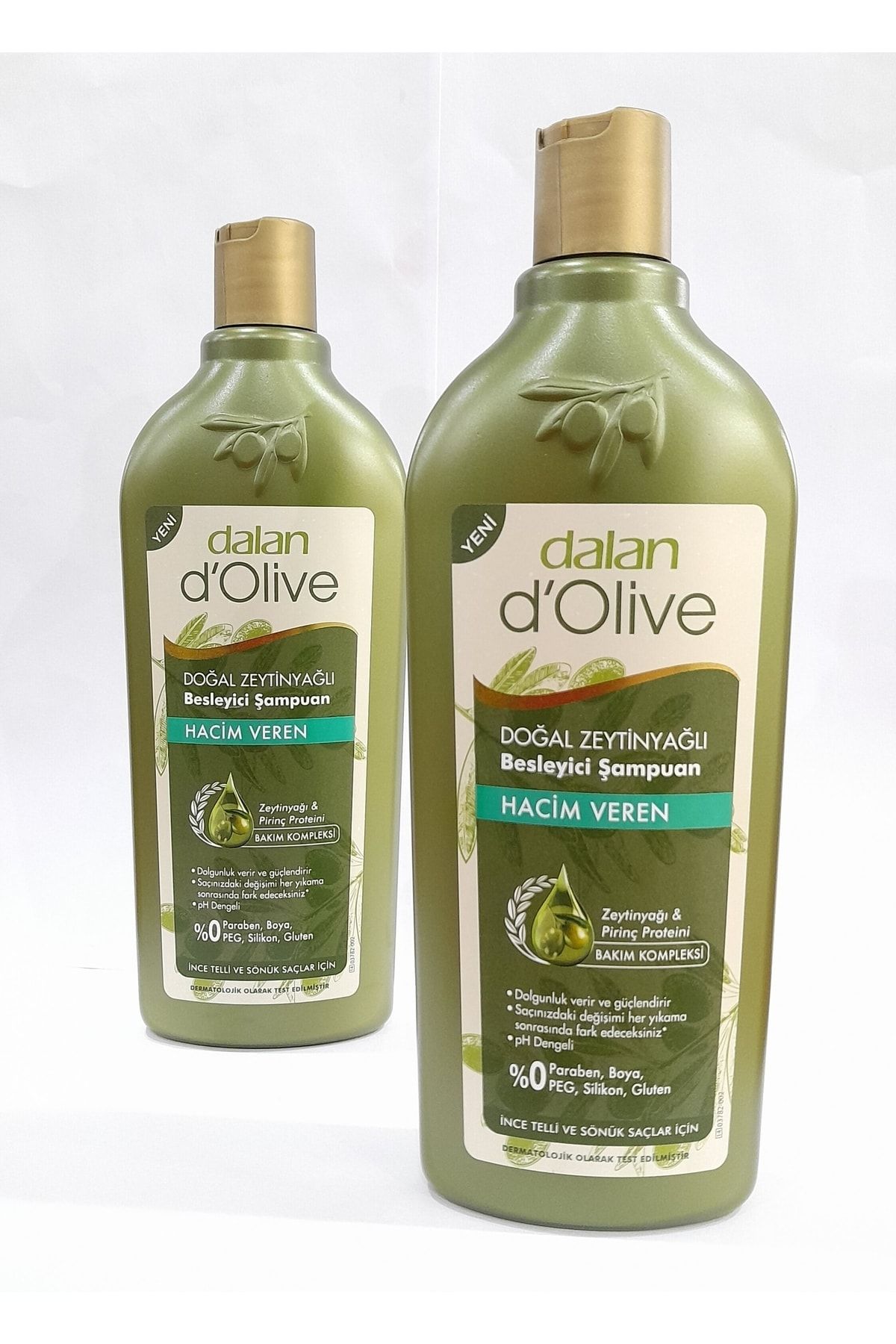 Dalan D'olive Hacim Veren Şampuan-400 Ml-2'li Set