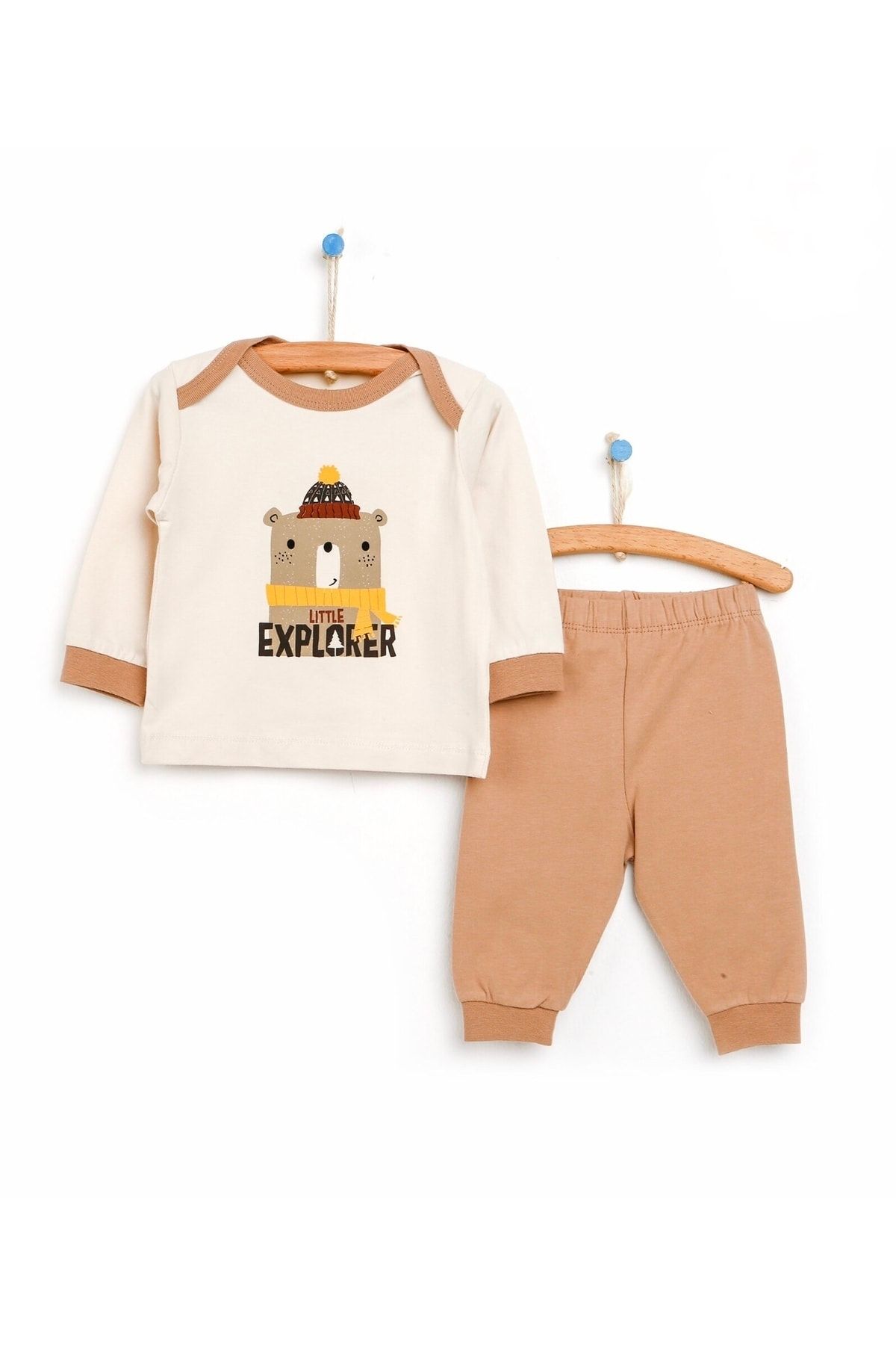 HelloBaby Basic Erkek Bebek Pijama Takımı